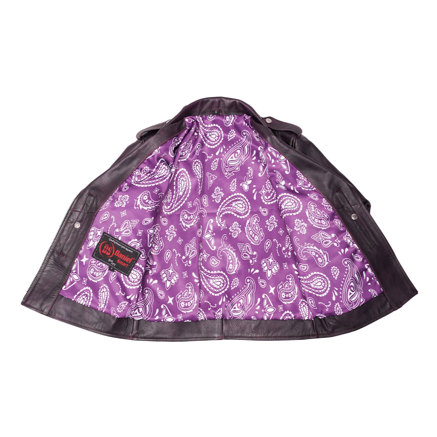 Amora™ – Women’s Leather Motorcycle Jacket