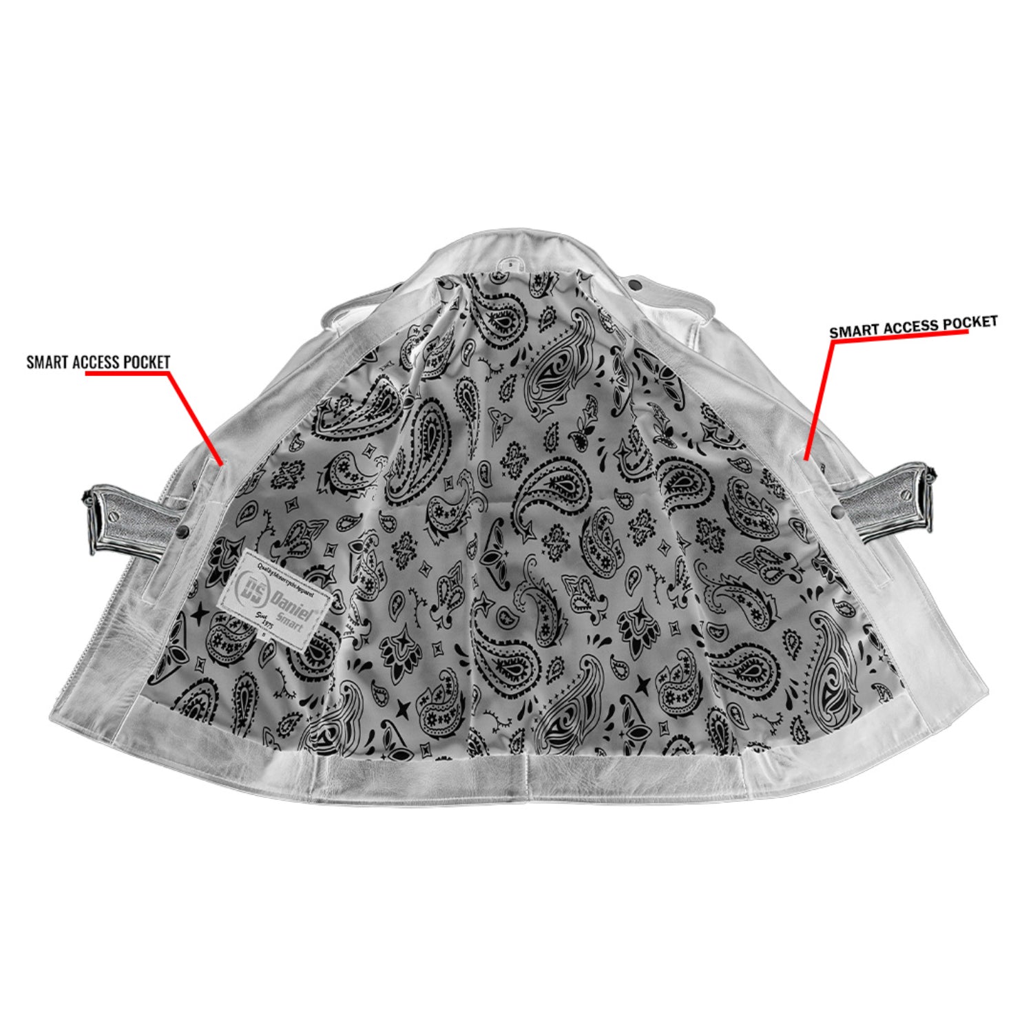 Amora™ – Women’s Leather Motorcycle Jacket