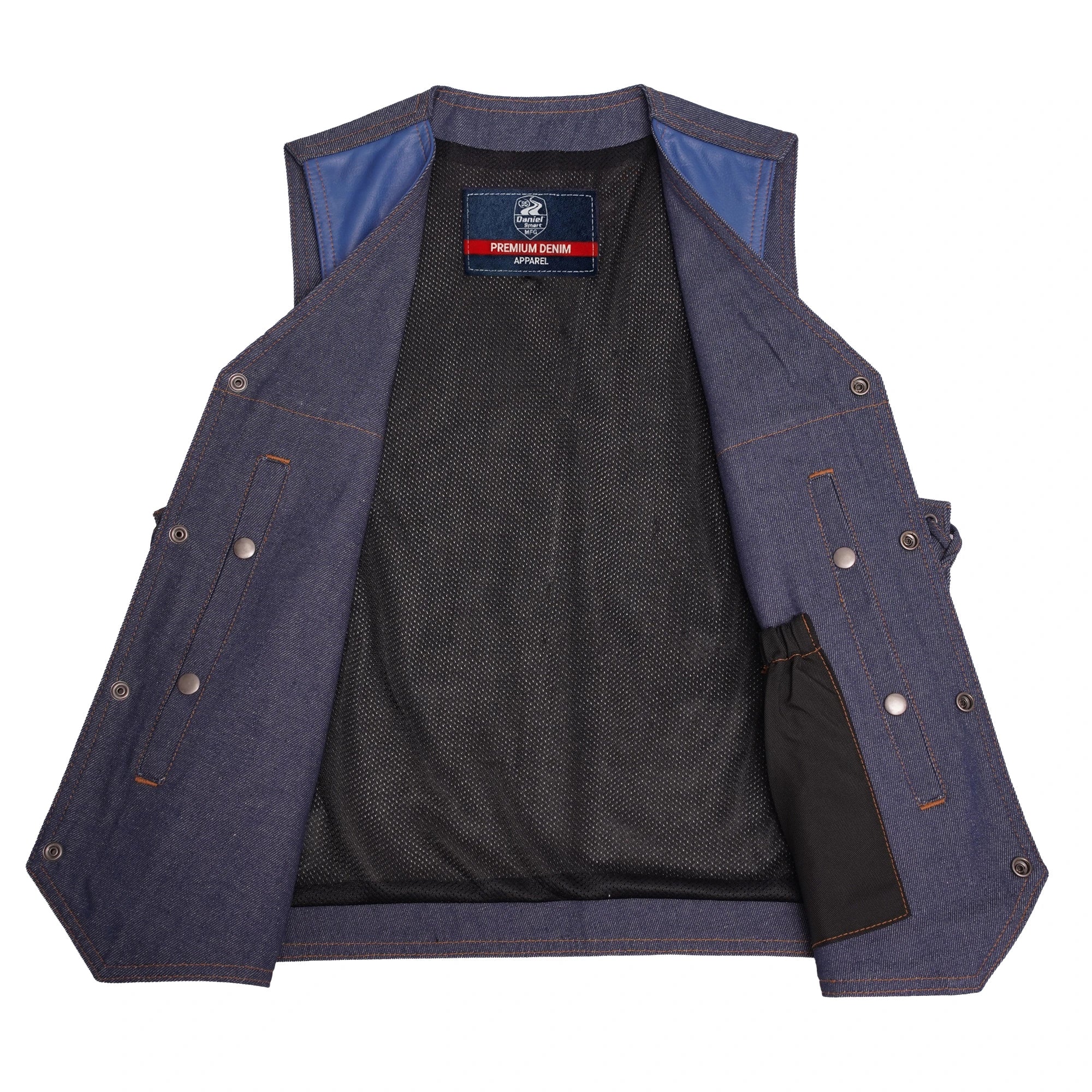 Barricade - Men’s Denim Motorcycle Vest