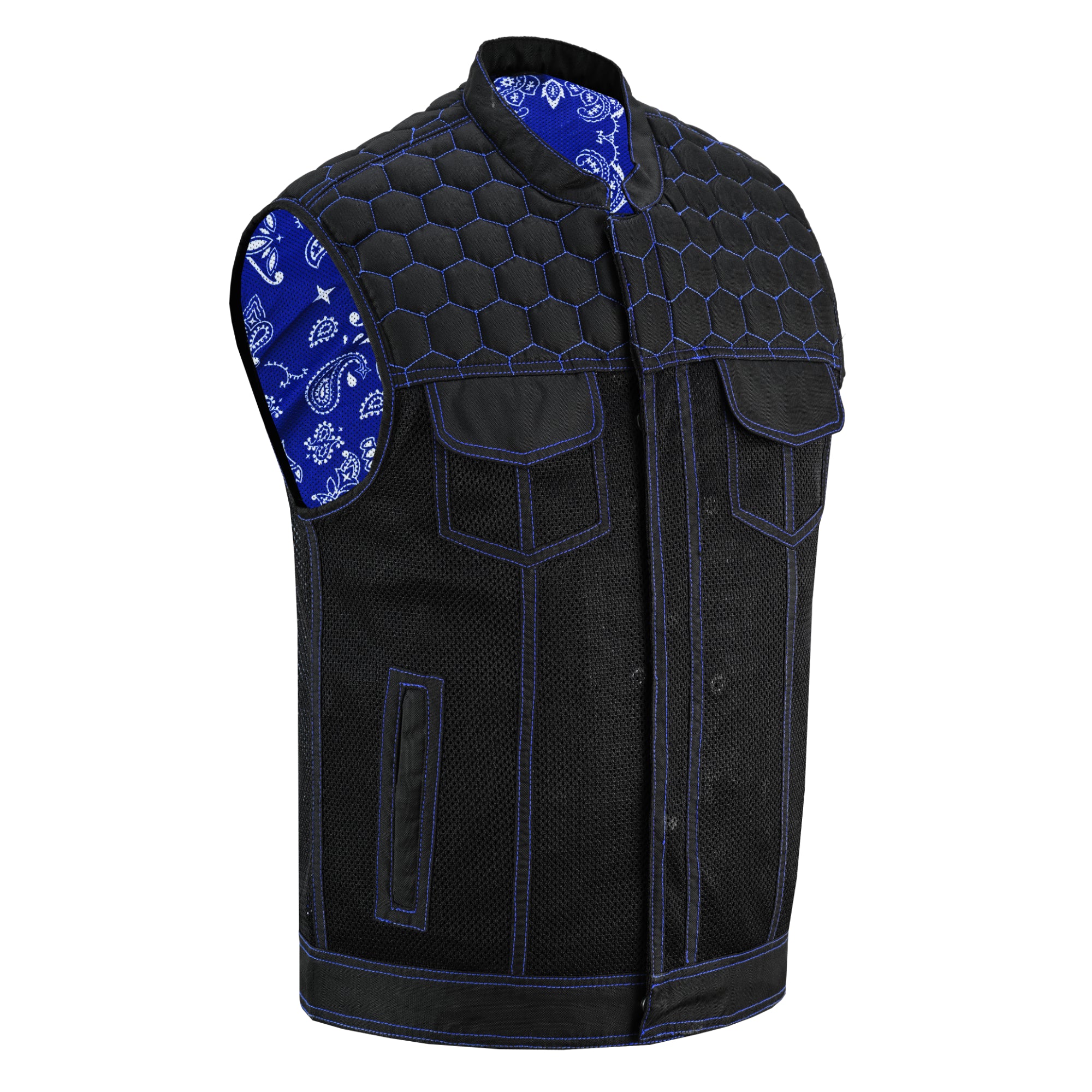 Mesh Rave™ Men's Textile Motorcycle Vest
