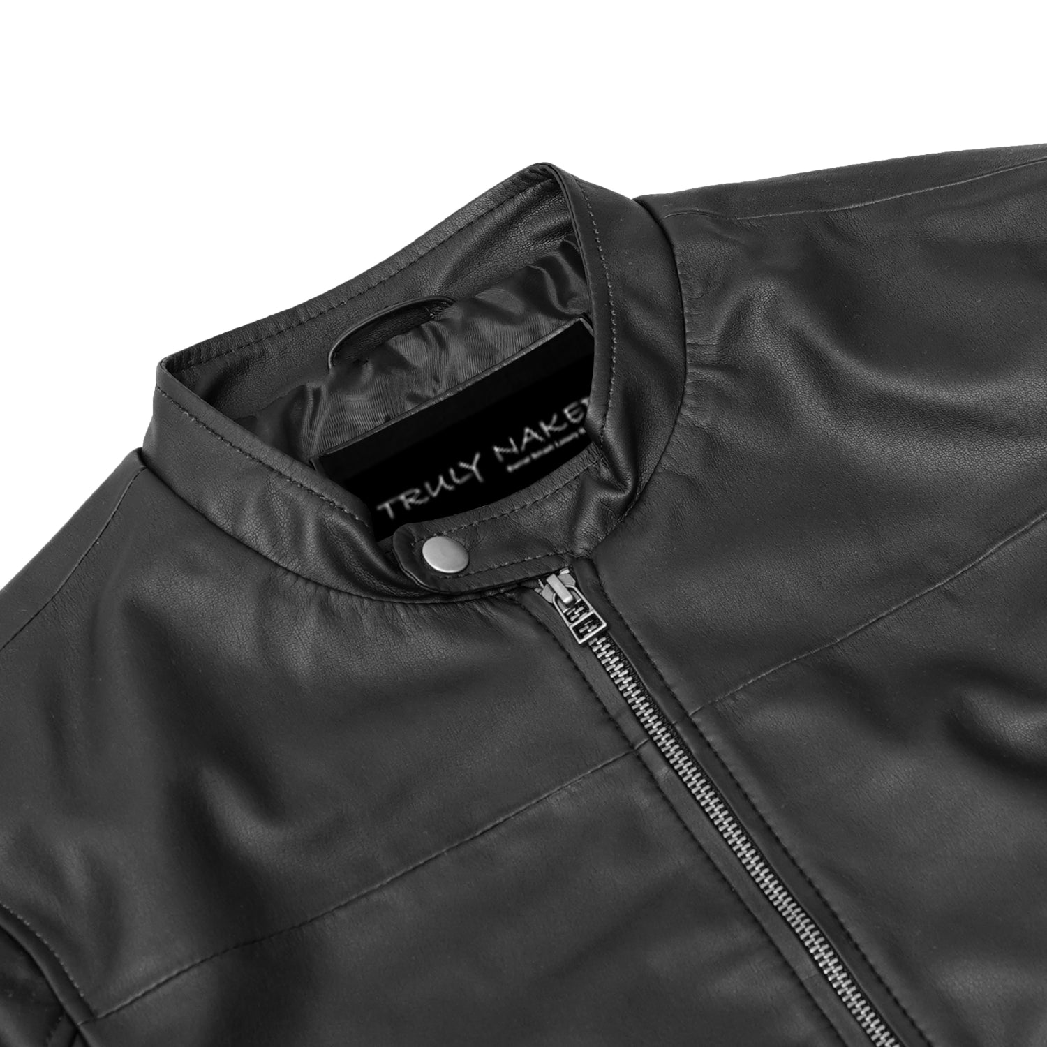 Brunox Men’s Faux Leather Motorcycle Jacket