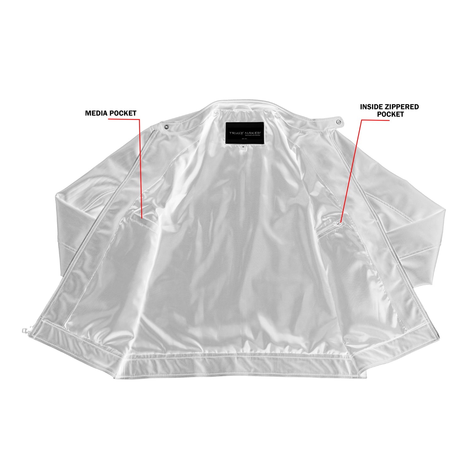 Brunox Men’s Faux Leather Motorcycle Jacket