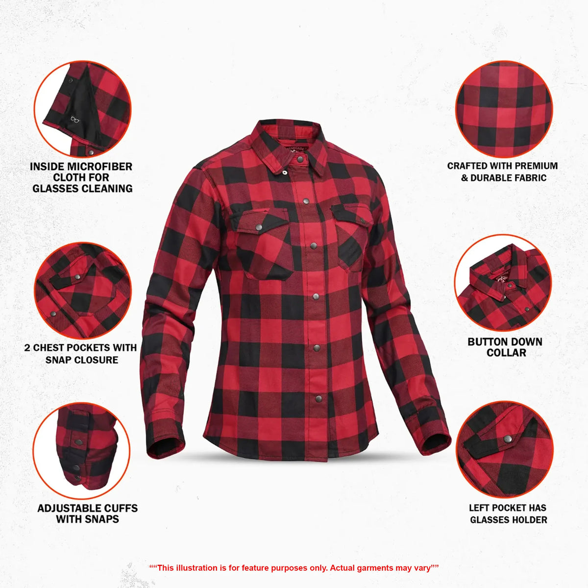 Cherry Bomb women’s Flannel Shirt