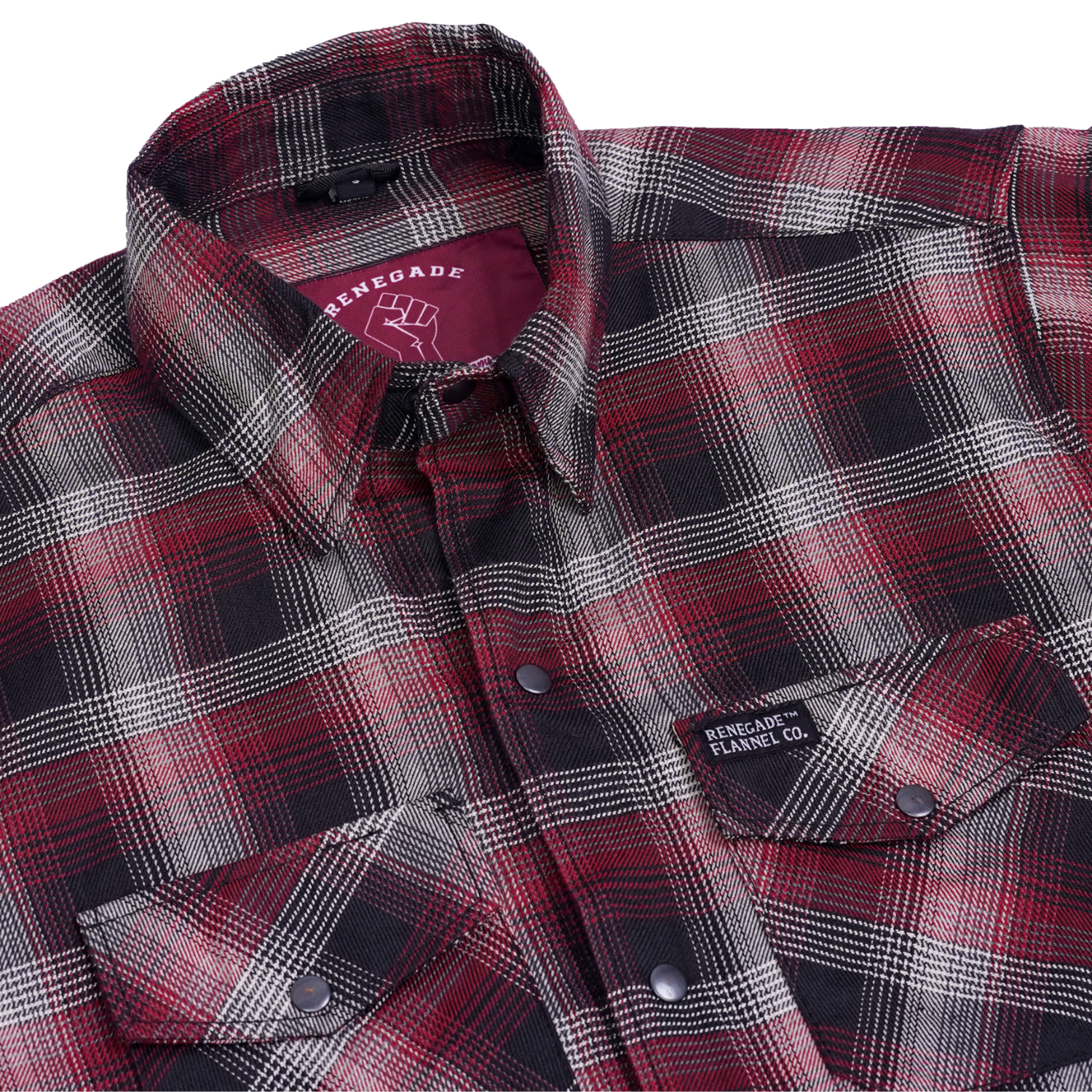 Men's Motorcycle Flannel Shirt