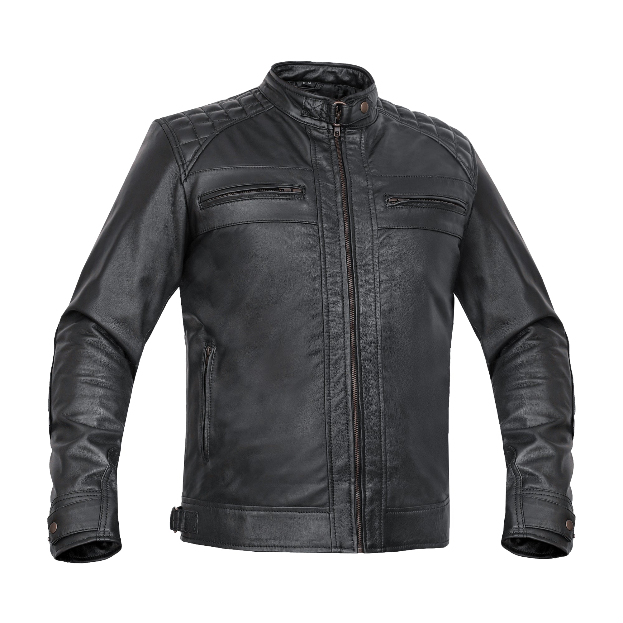 Sable Men's Faux Leather Motorcycle Jacket