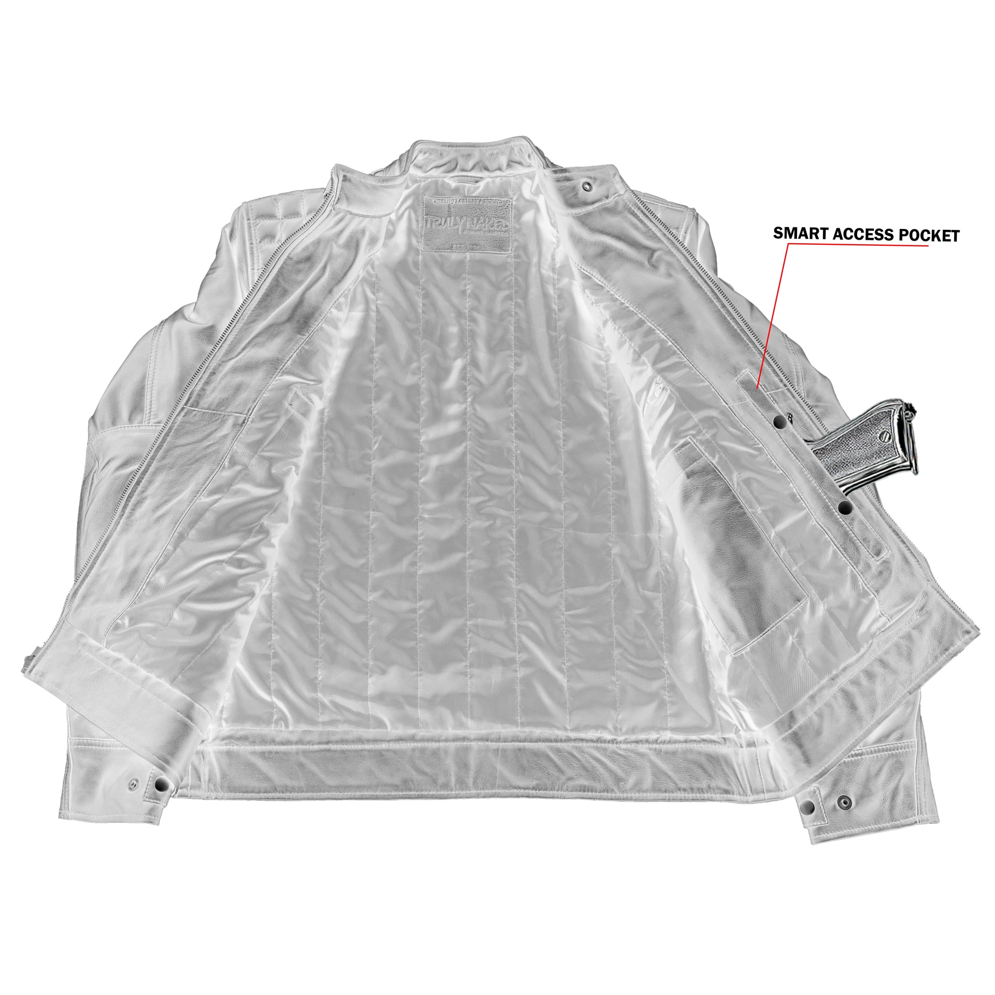 Classic Charm™ Men's Faux Leather Motorcycle Jacket