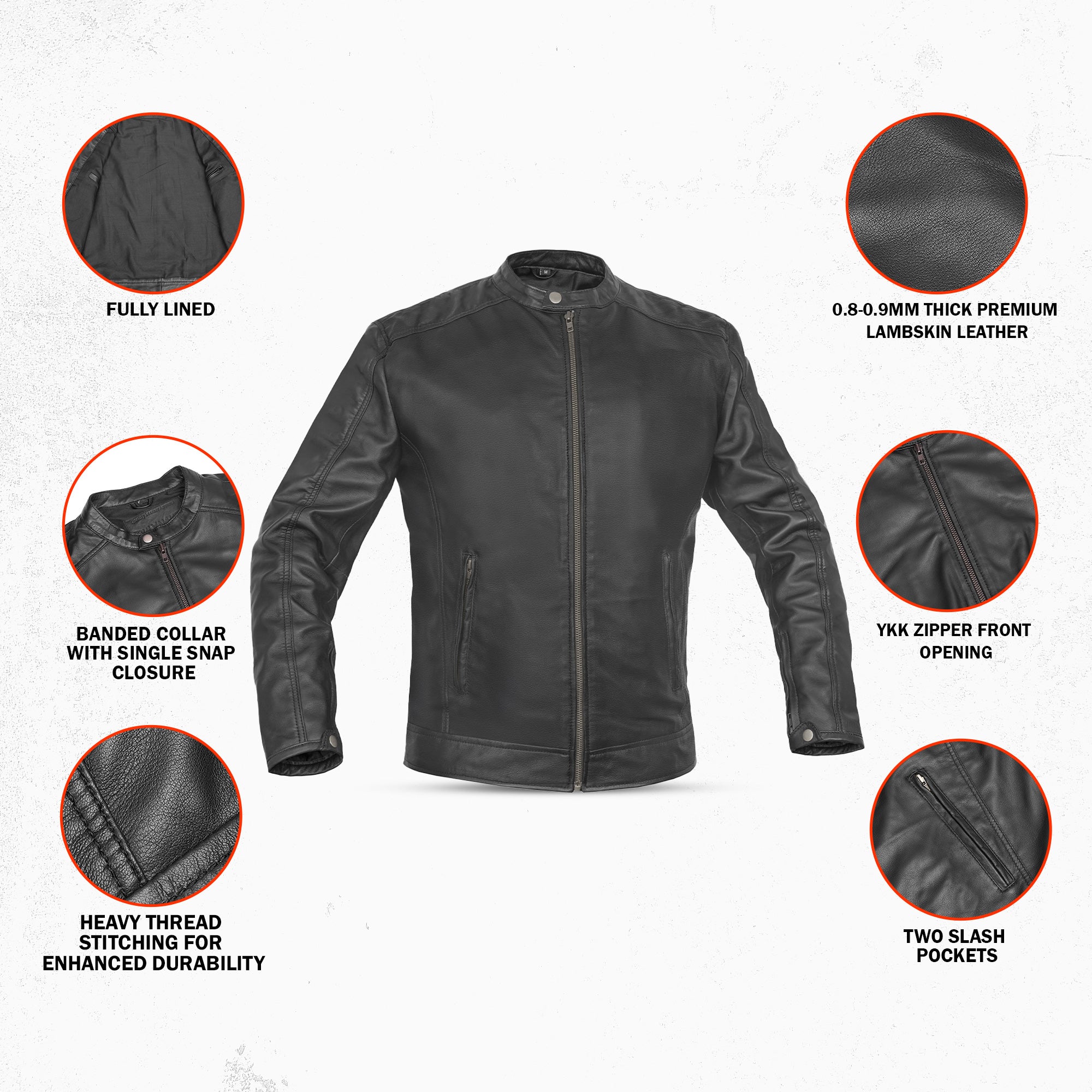Classic Joe - Men's Leather Fashion Jacket