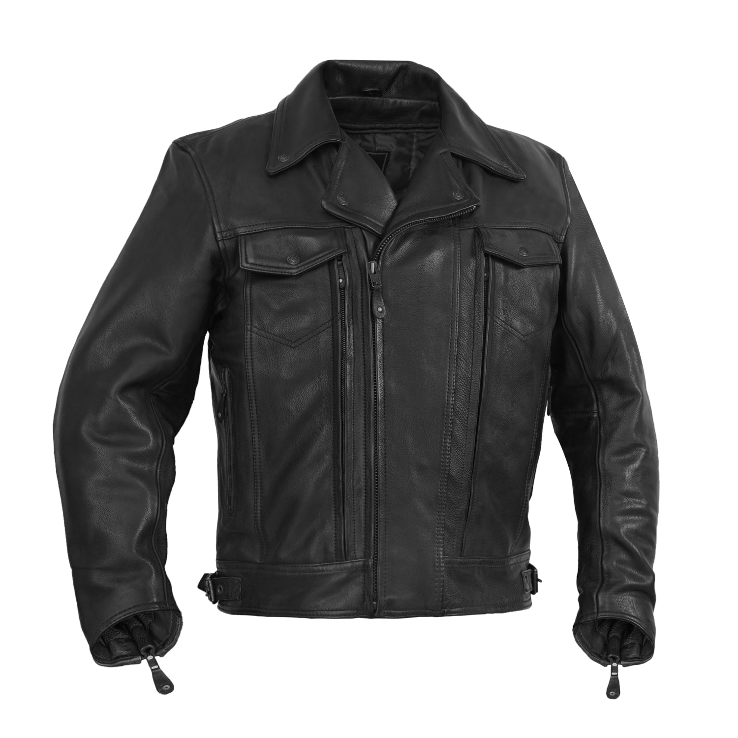 Clearway – Men’s Leather Motorcycle Jacket