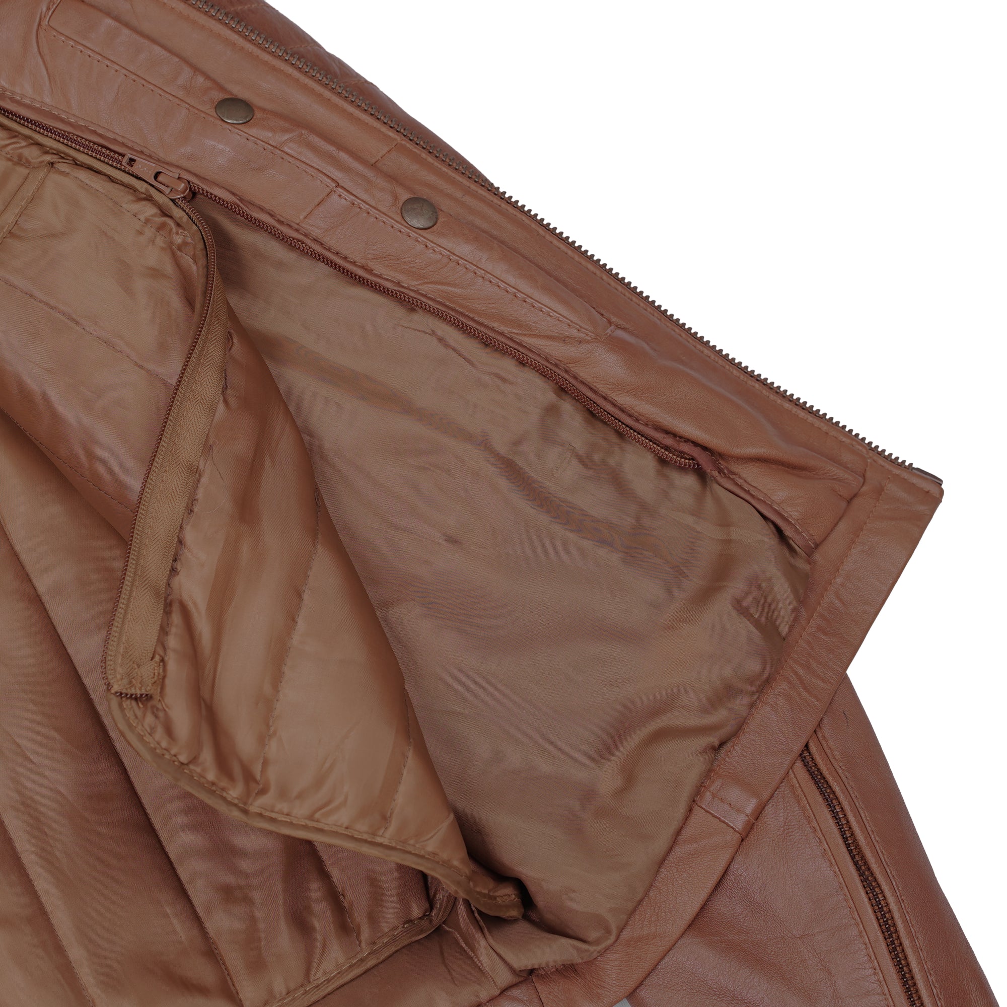 Copper Slayer™ Men's Leather Motorcycle Jacket