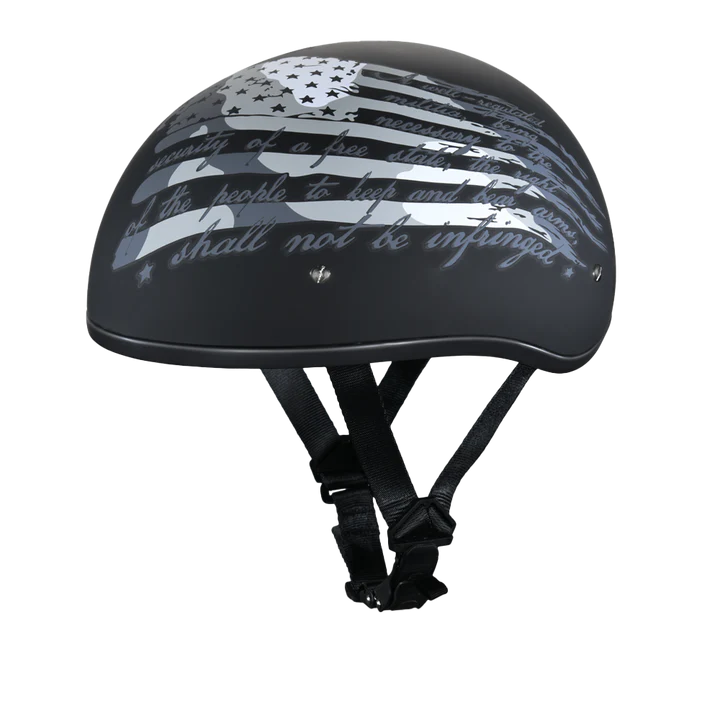 D.O.T. DAYTONA SKULL CAP- W/ 2ND AMENDMENT