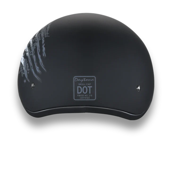D.O.T. DAYTONA SKULL CAP- W/ 2ND AMENDMENT