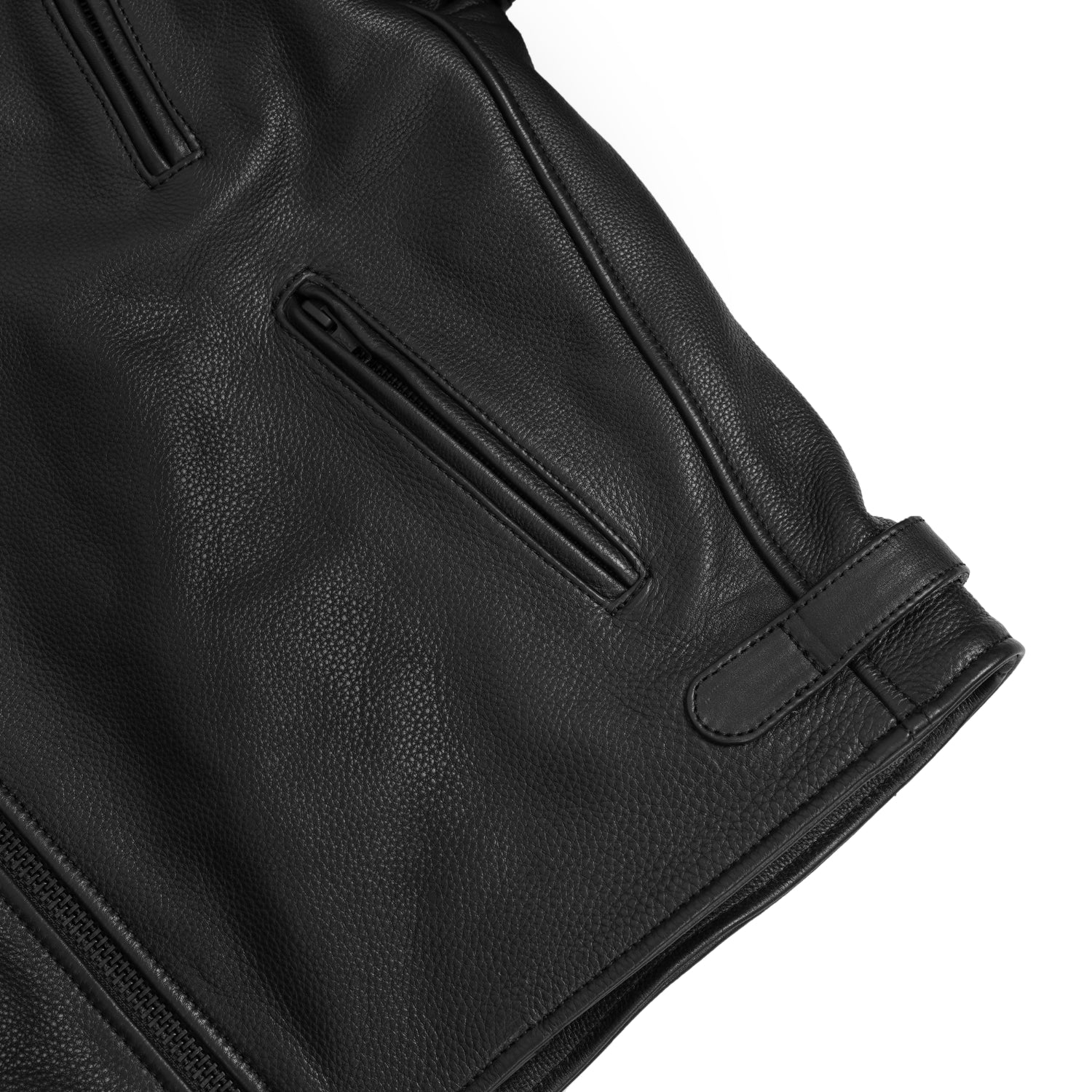 Dark Matter Men's Motorcycle Leather Jacket