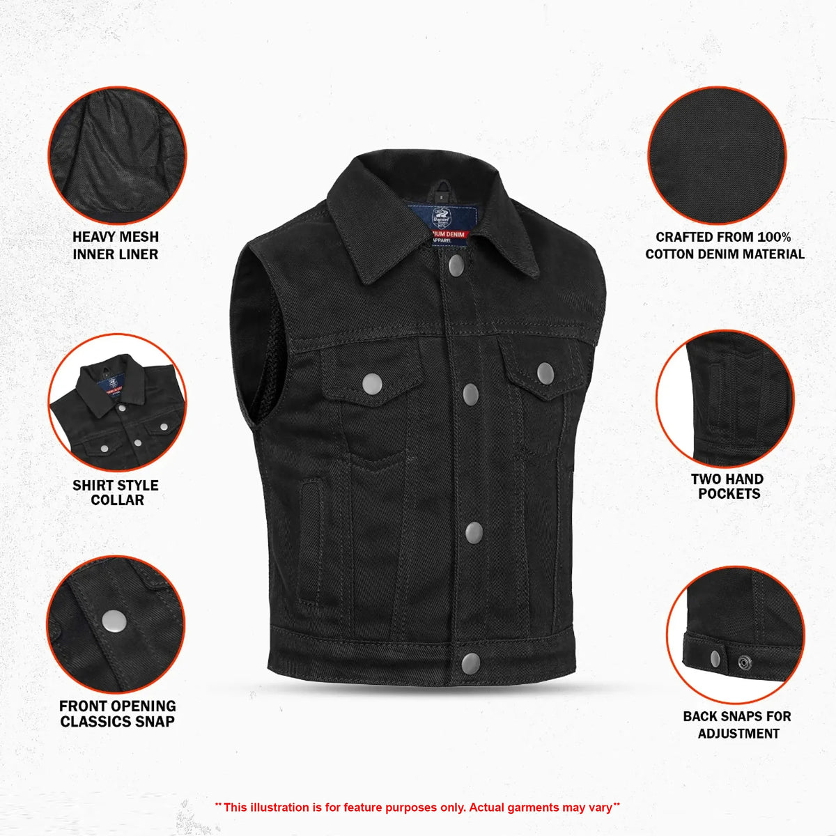 Little Star - Kids Denim Vest