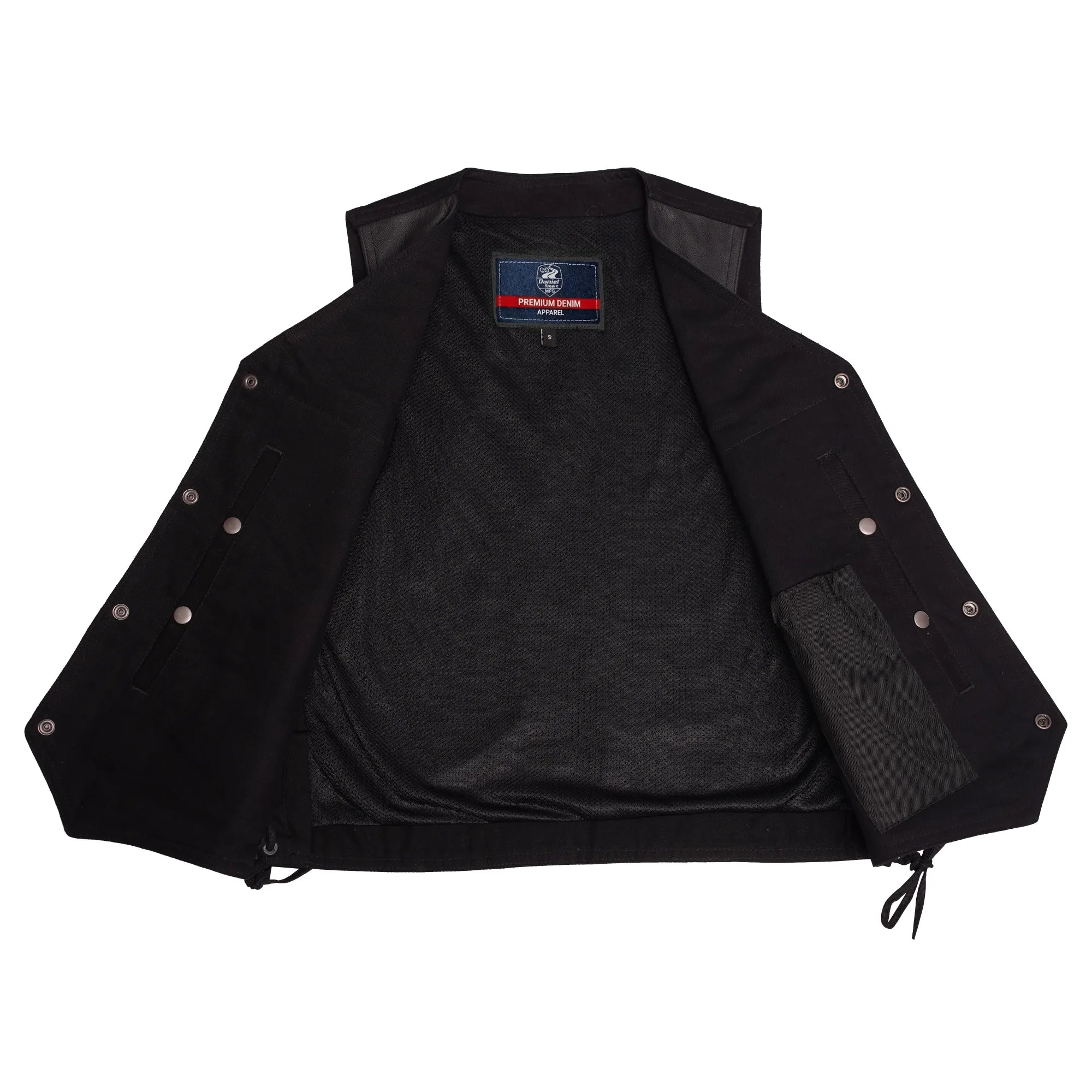 Aimline Men's Denim Motorcycle Vest