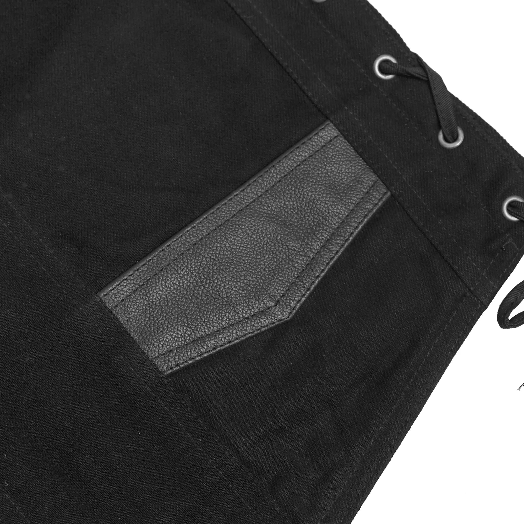 Aimline Men's Denim Motorcycle Vest