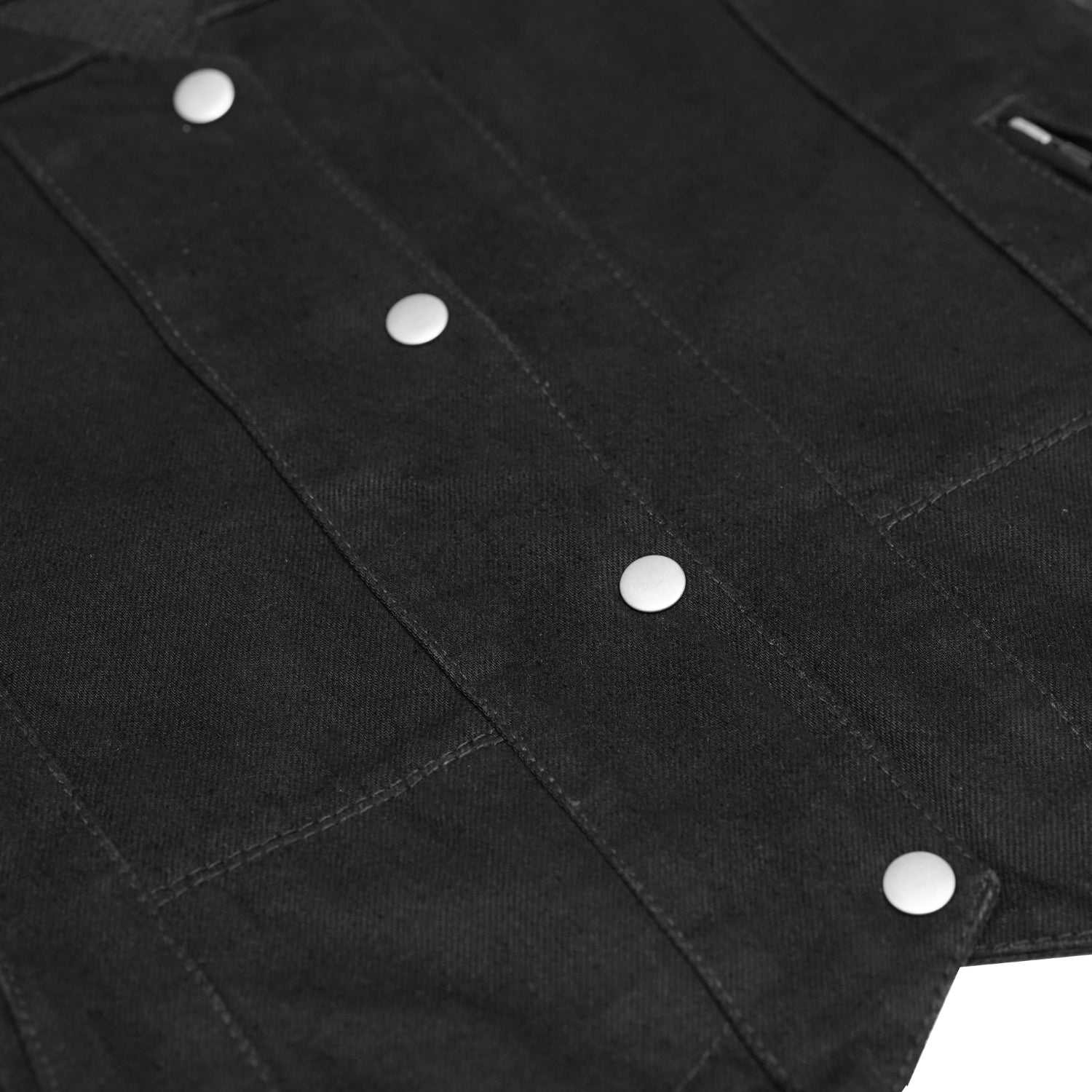 Women's Single Back Panel Conceal Carry Pockets Denim Vest