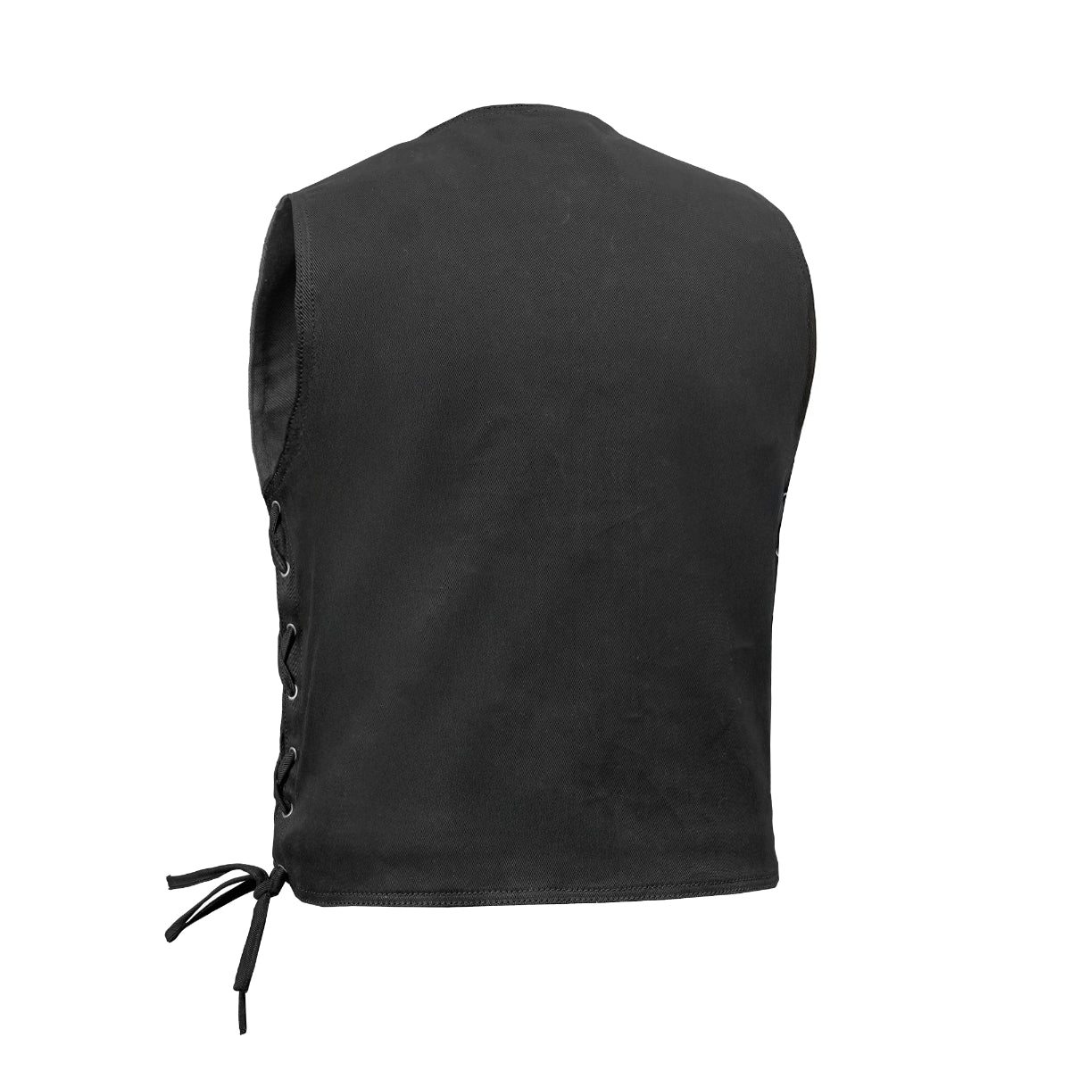 Frenzy Men's Denim Motorcycle Vest