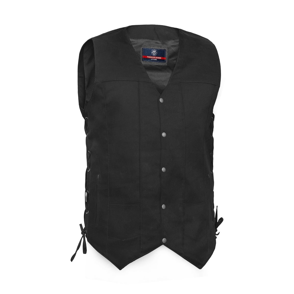 Vandal Men's Denim Motorcycle Vest