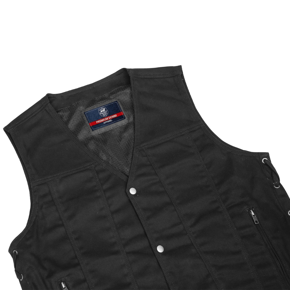 Vandal Men's Denim Motorcycle Vest