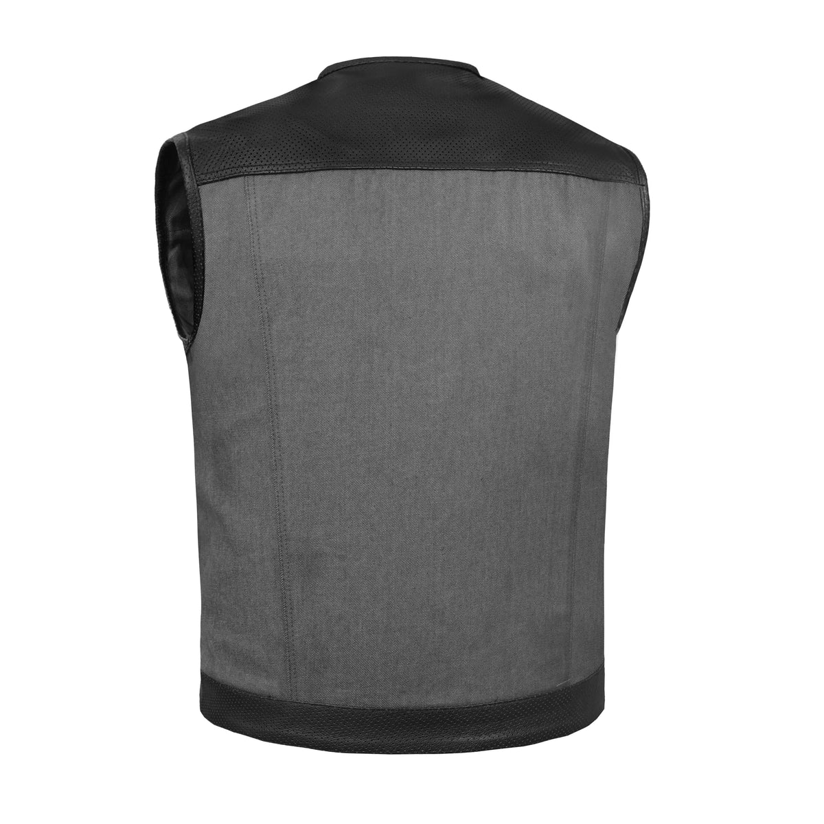 Maco Men's Denim Motorcycle Vest