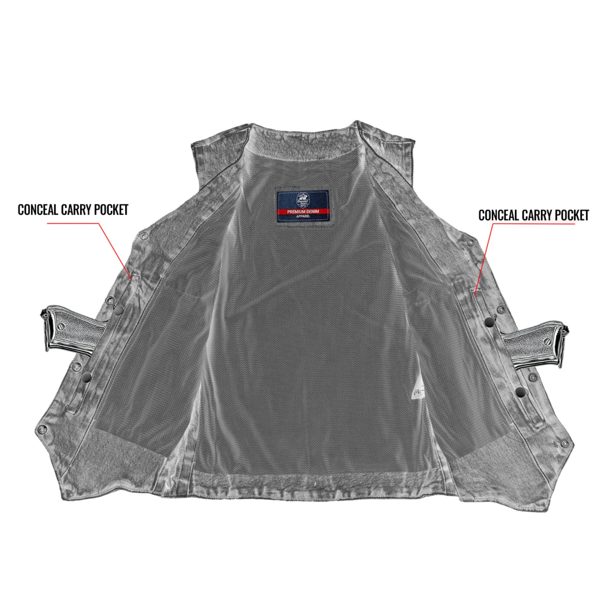 Croft Women's Denim Vest