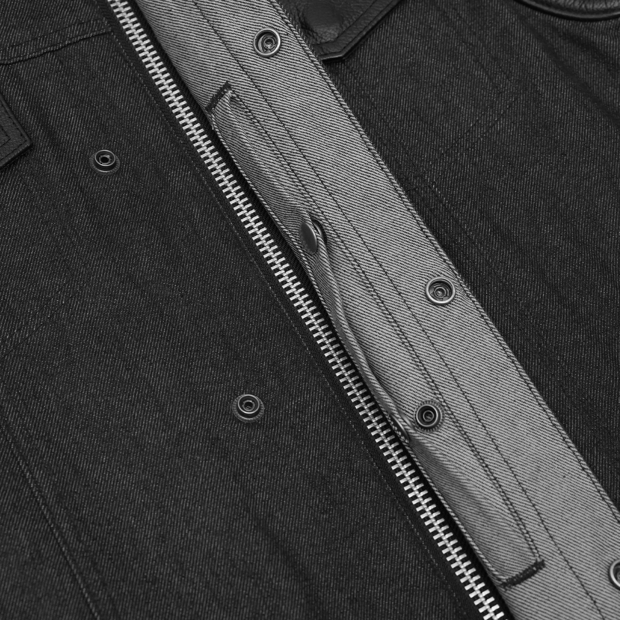 Riding Soul Men's Denim Motorcycle Vest