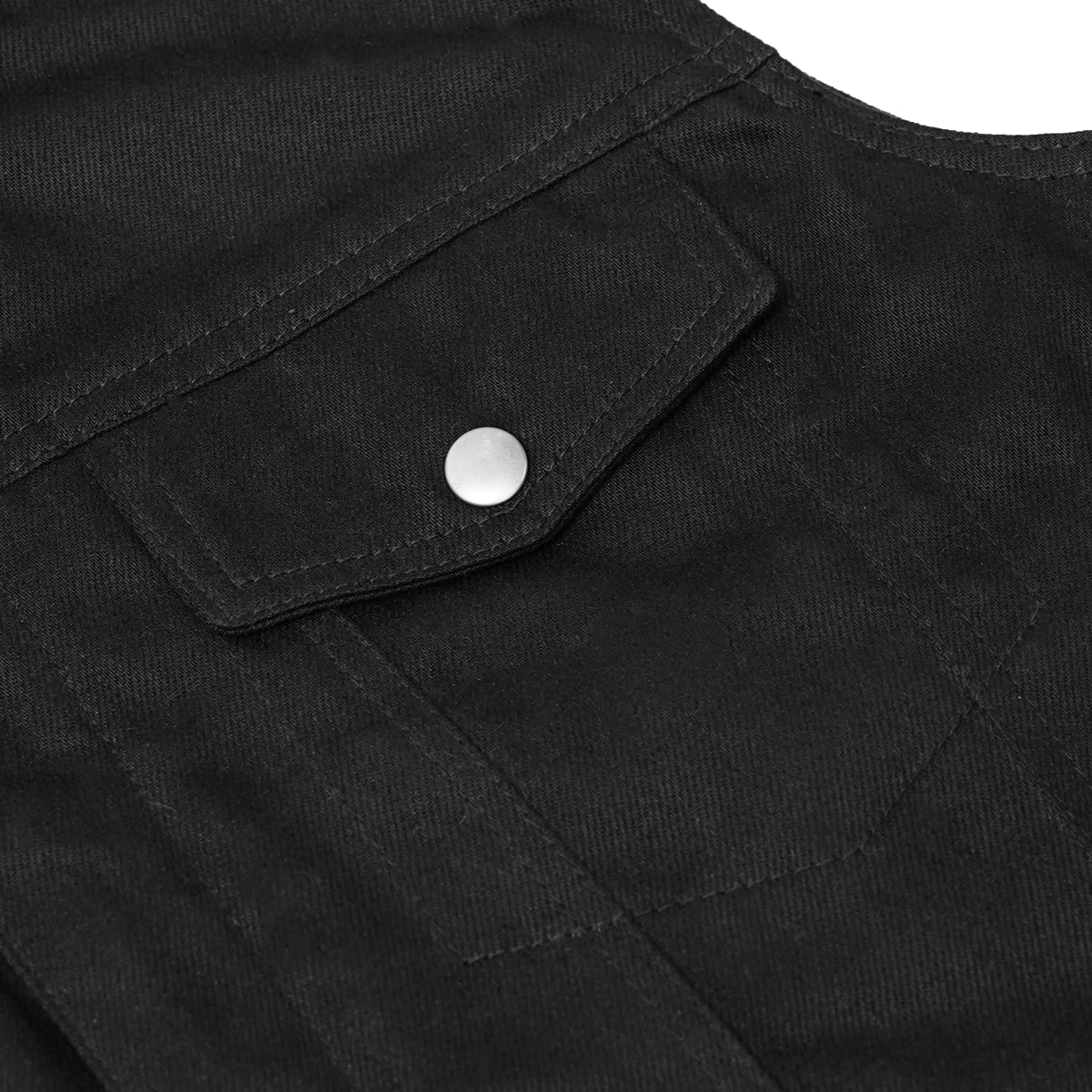 Shocker Men's Denim Motorcycle Vest