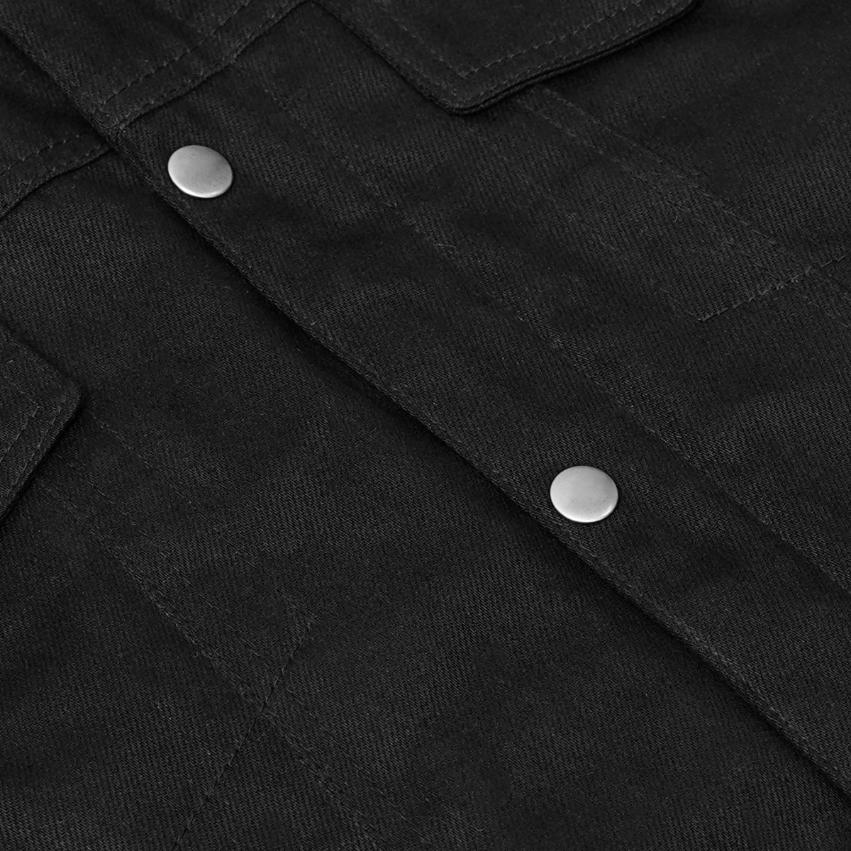 Shocker Men's Denim Motorcycle Vest