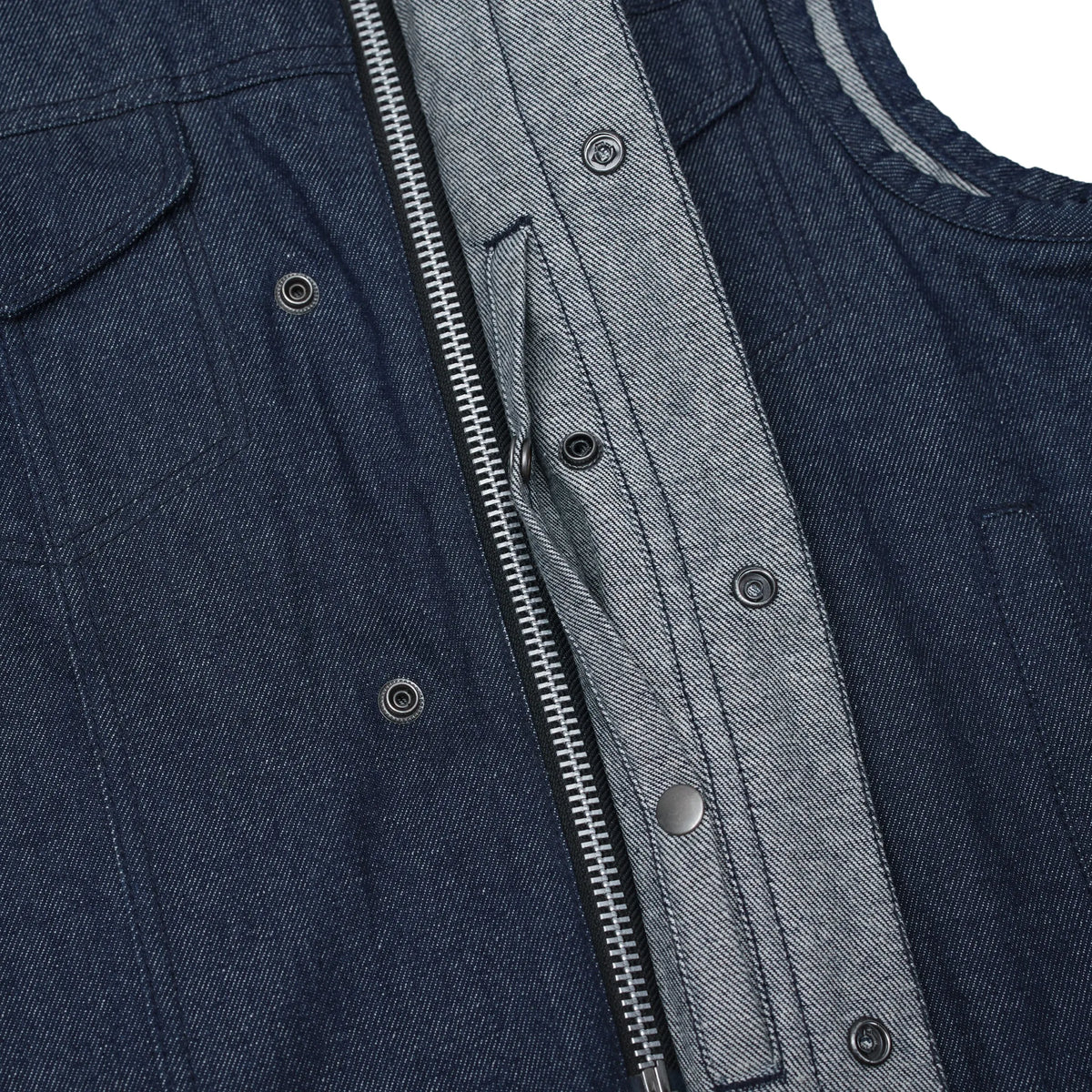 Chopper Men's Denim Motorcycle Vest
