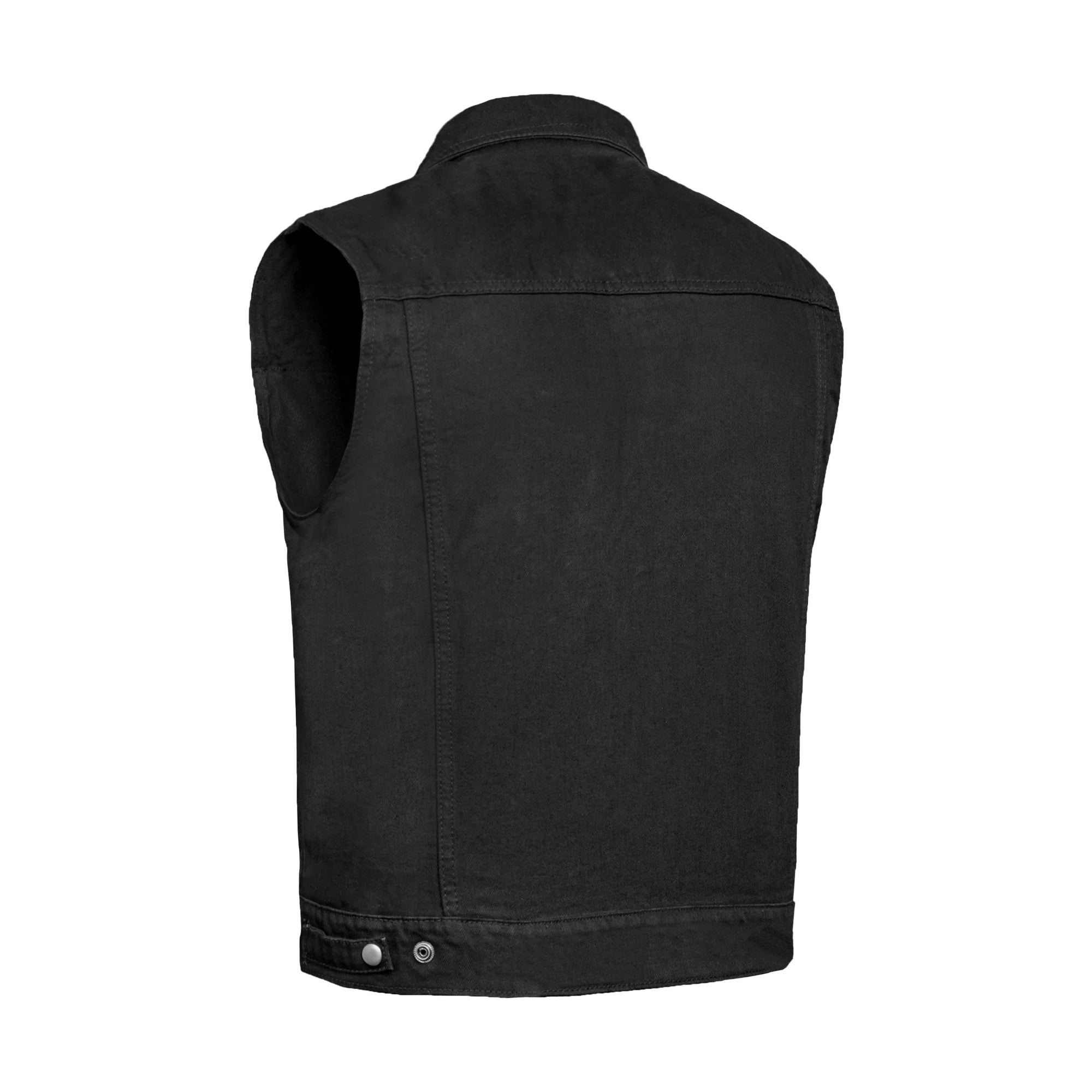 Pulse Men's Denim Motorcycle Vest