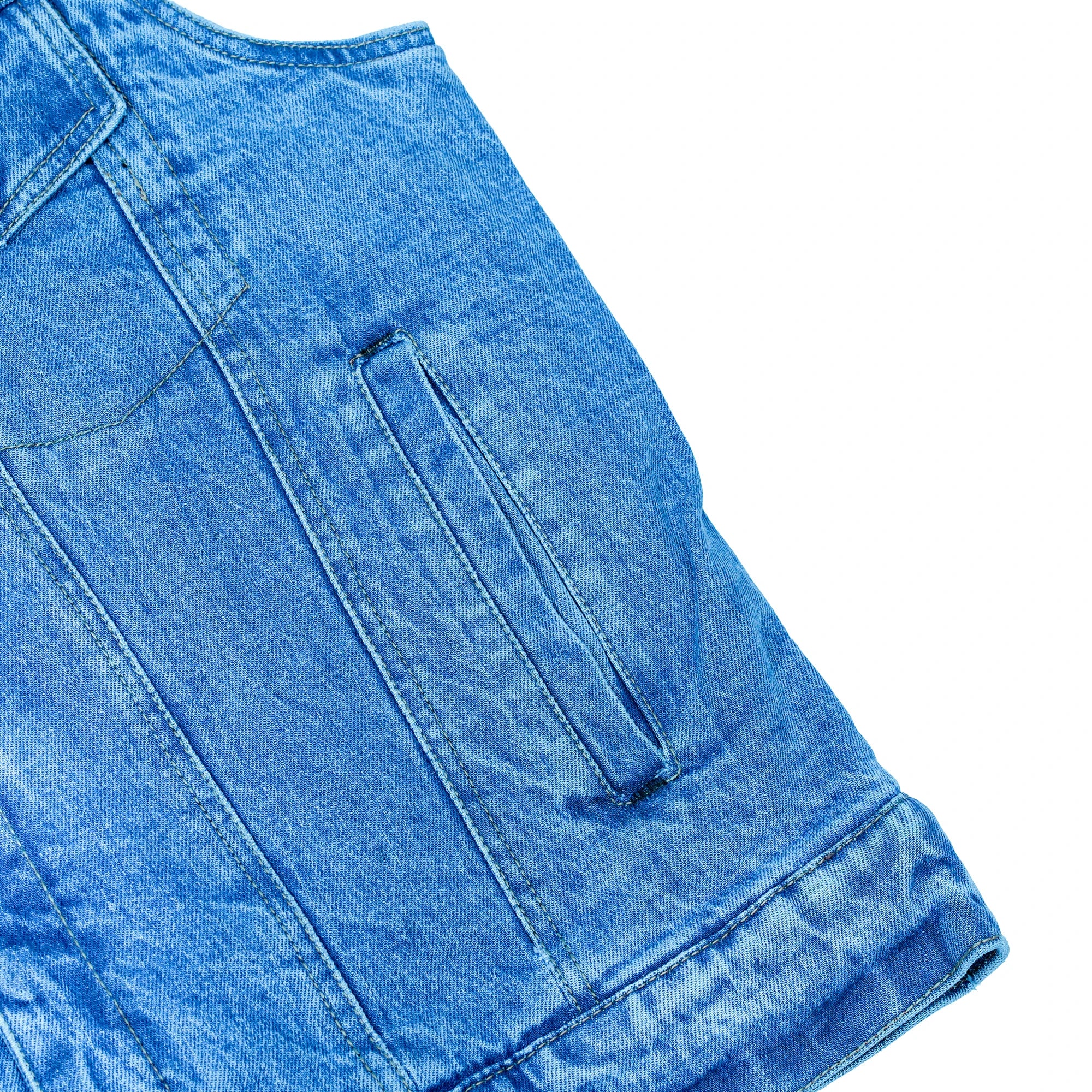 Pulse Men's Denim Motorcycle Vest