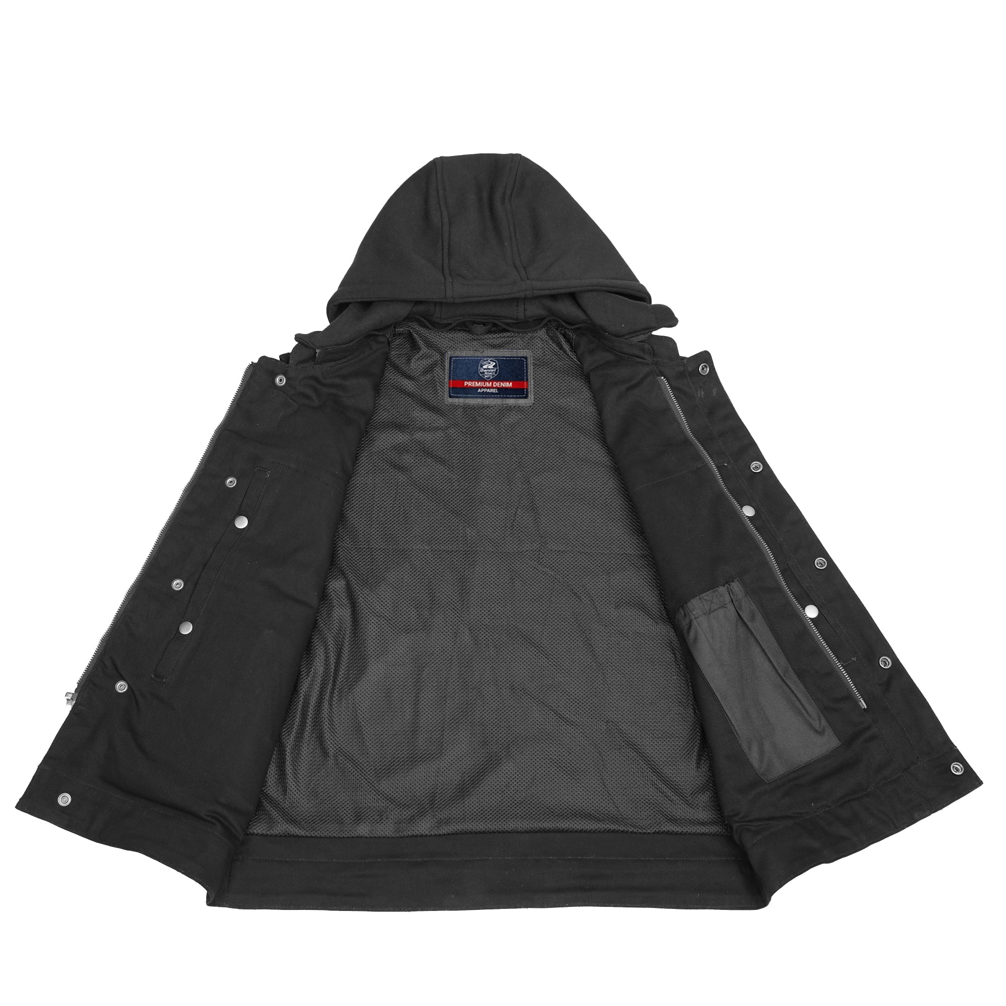 Diesel Men's Denim Motorcycle Vest