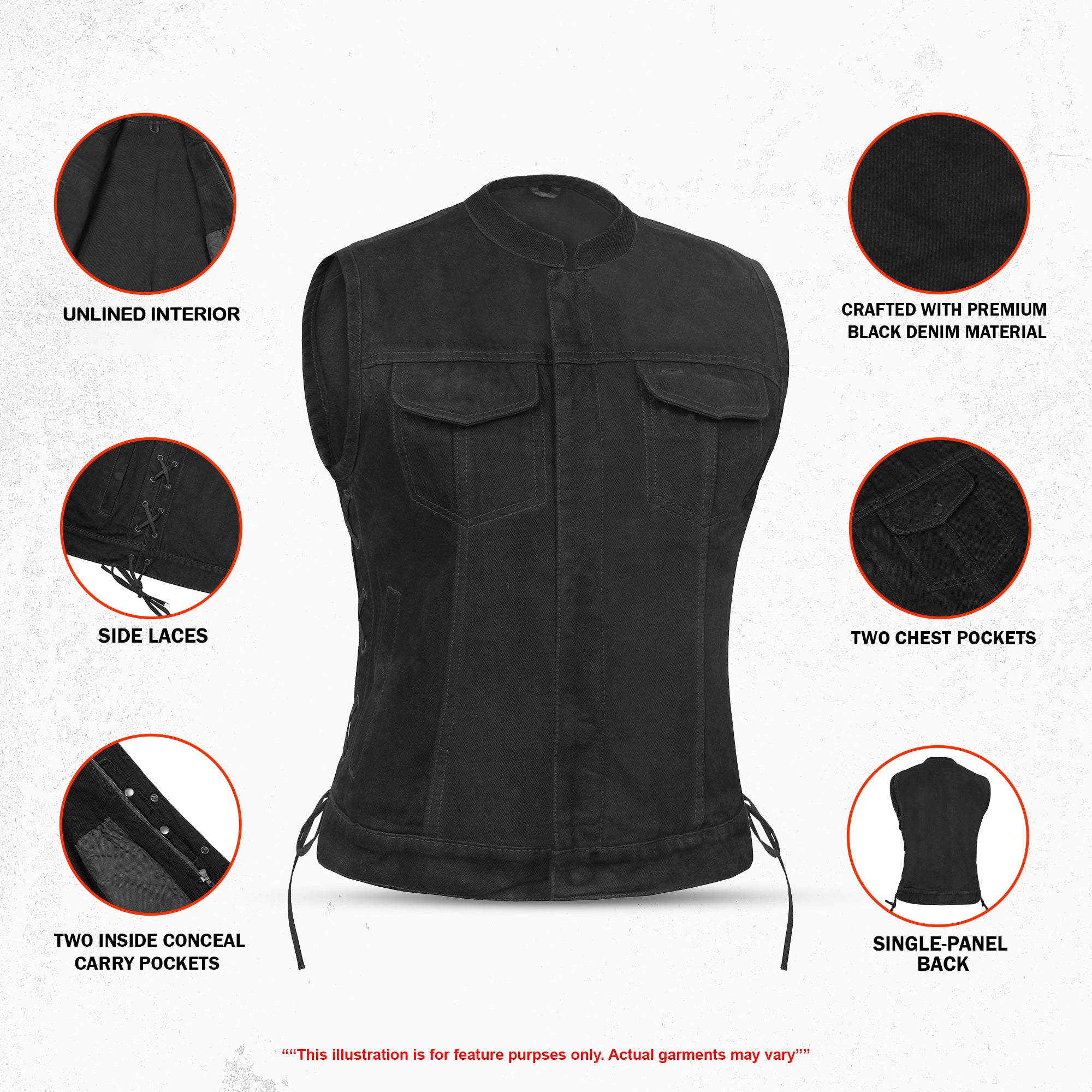 Seline Women's Denim Vest