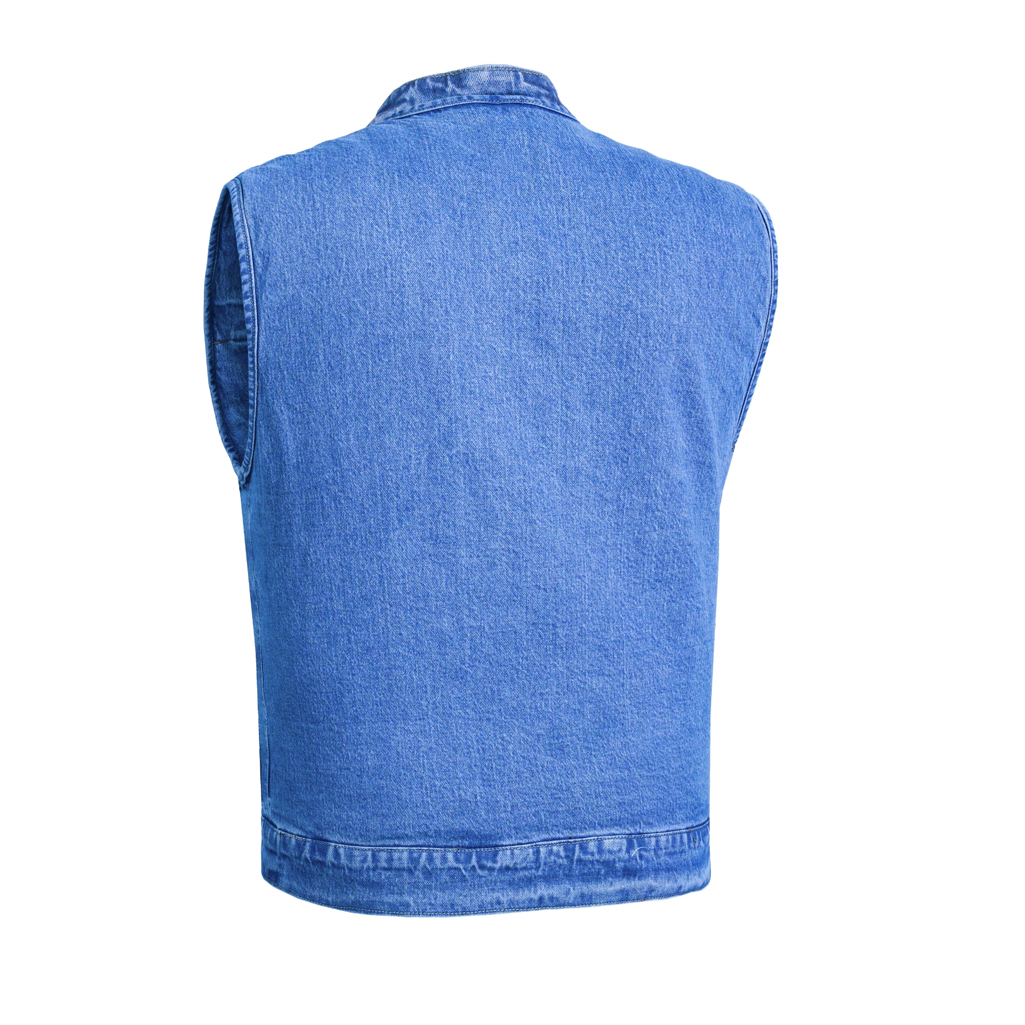 Axel Men's Denim Motorcycle Vest