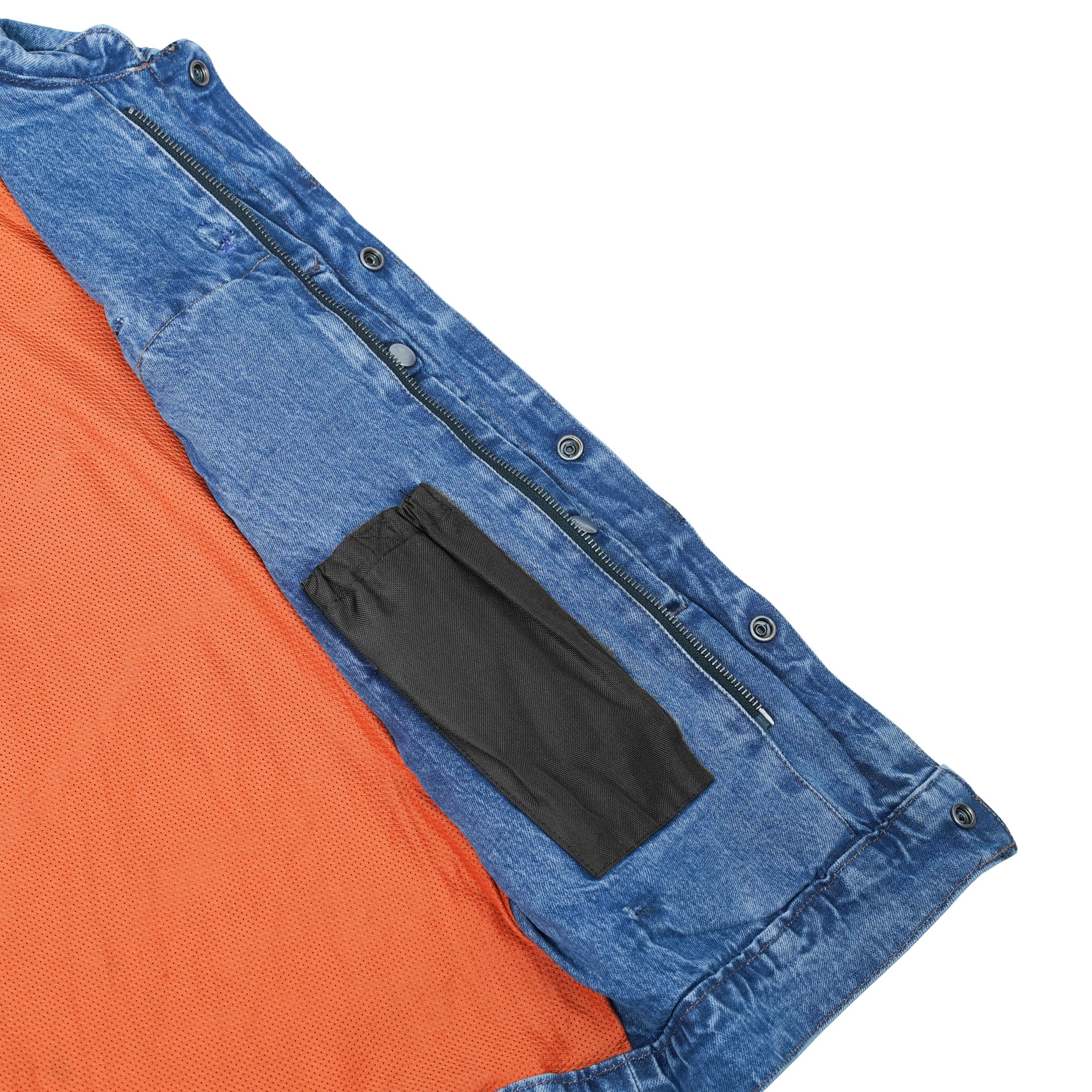 Axel Men's Denim Motorcycle Vest