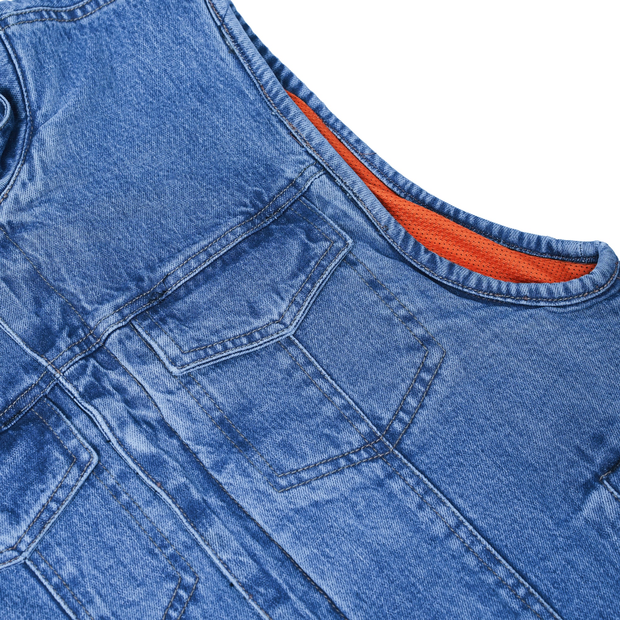 Axel Men's Denim Motorcycle Vest