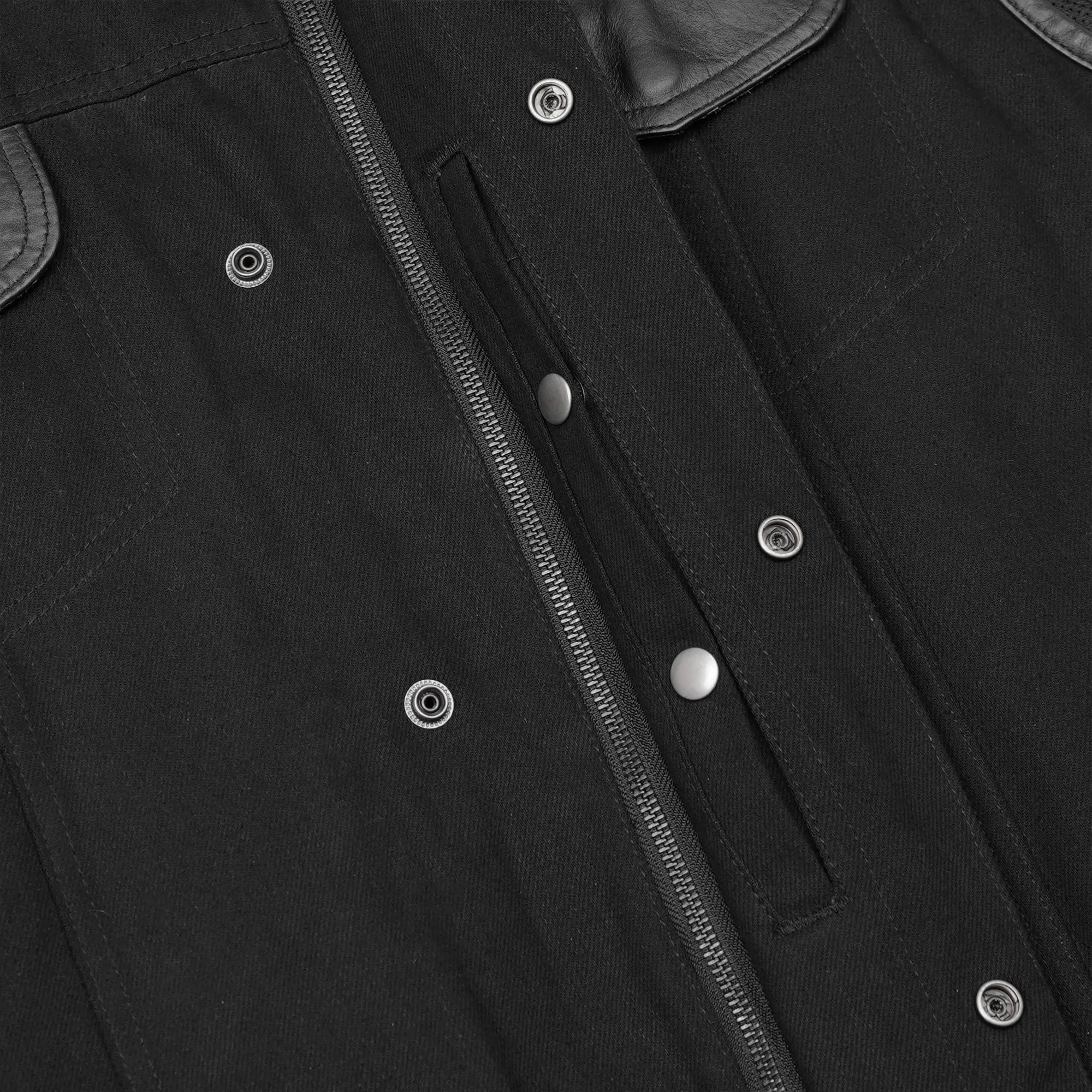 Havoc Men's Denim Motorcycle Vest