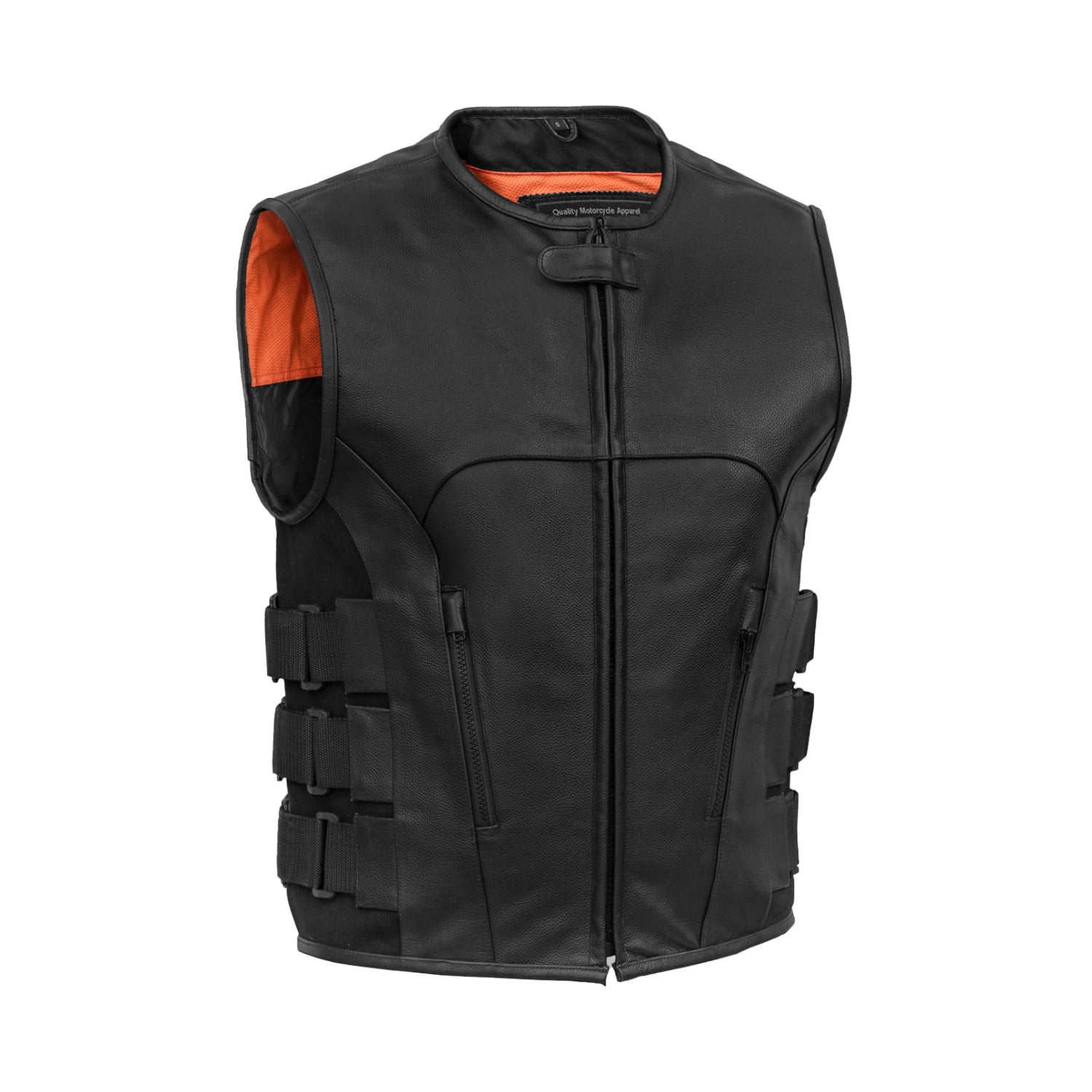 Phantom Men's Motorcycle Leather Vest