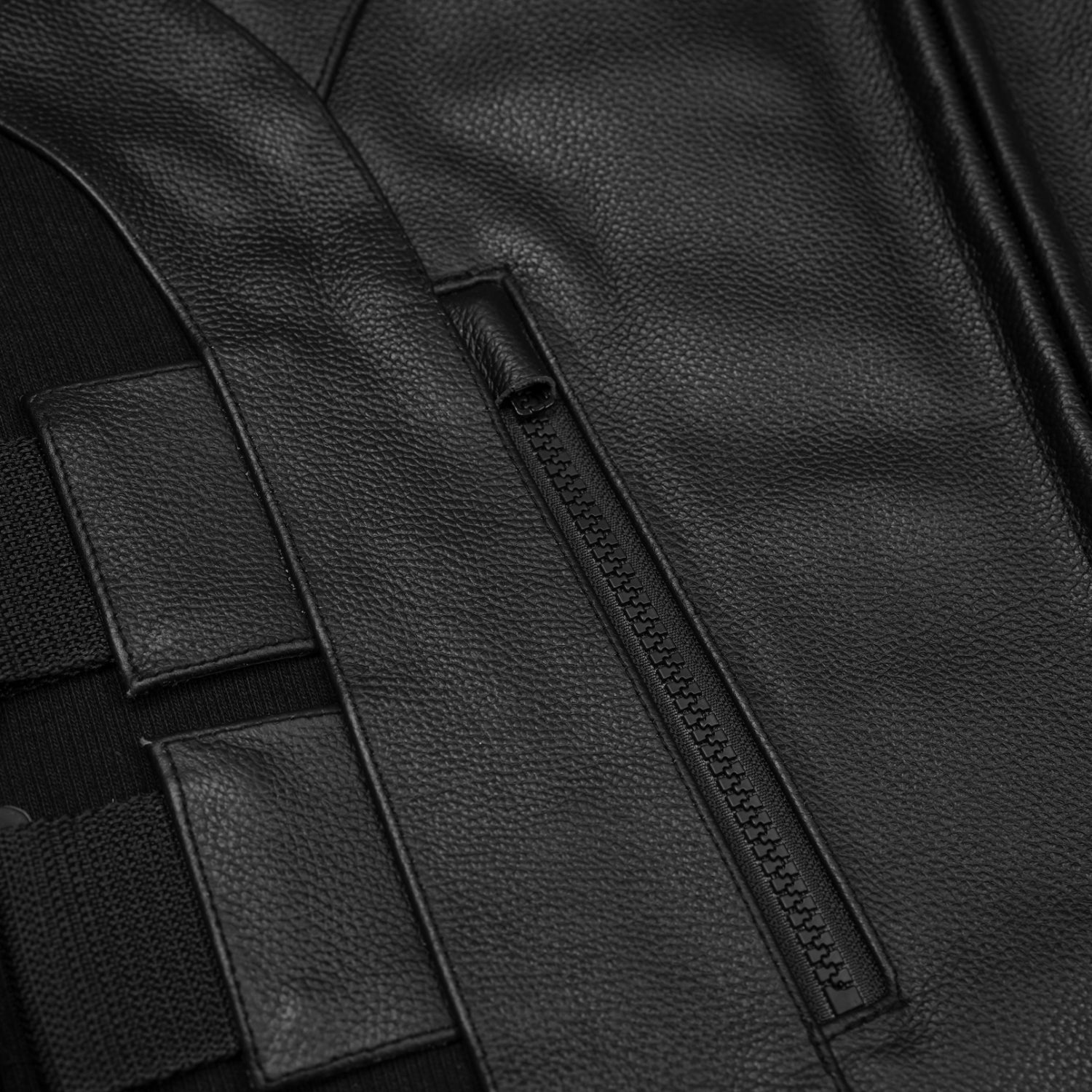 Phantom Men's Motorcycle Leather Vest