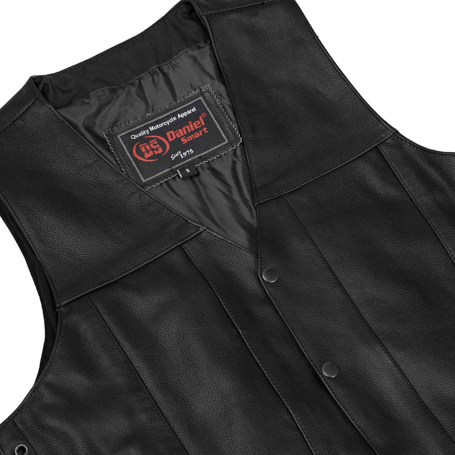 Stashon Men's Motorcycle Leather Vest