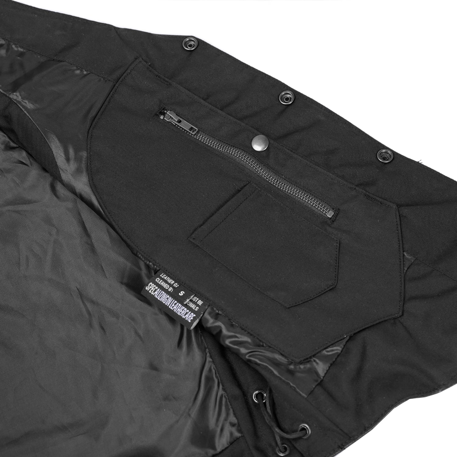 Stashon Men's Motorcycle Leather Vest