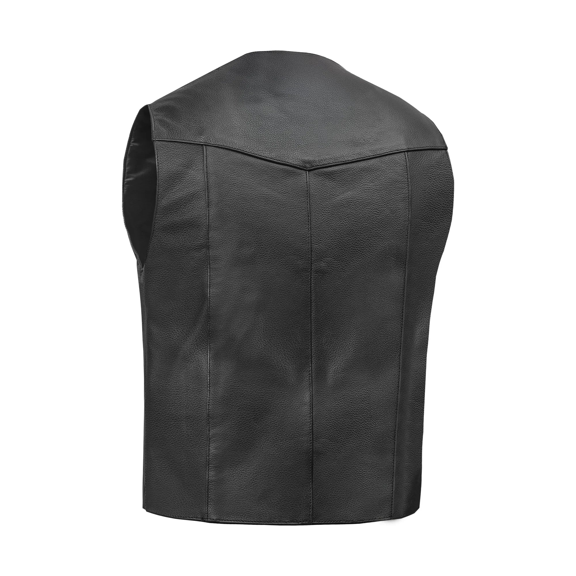 Billie - Men's Leather Motorcycle Vest