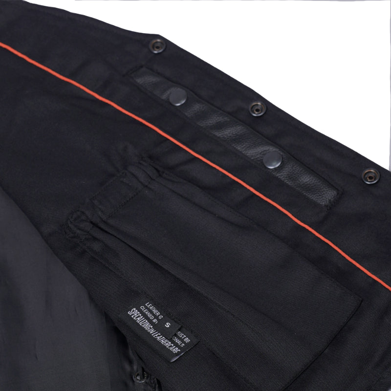 Trailox Men's Motorcycle Leather Vest