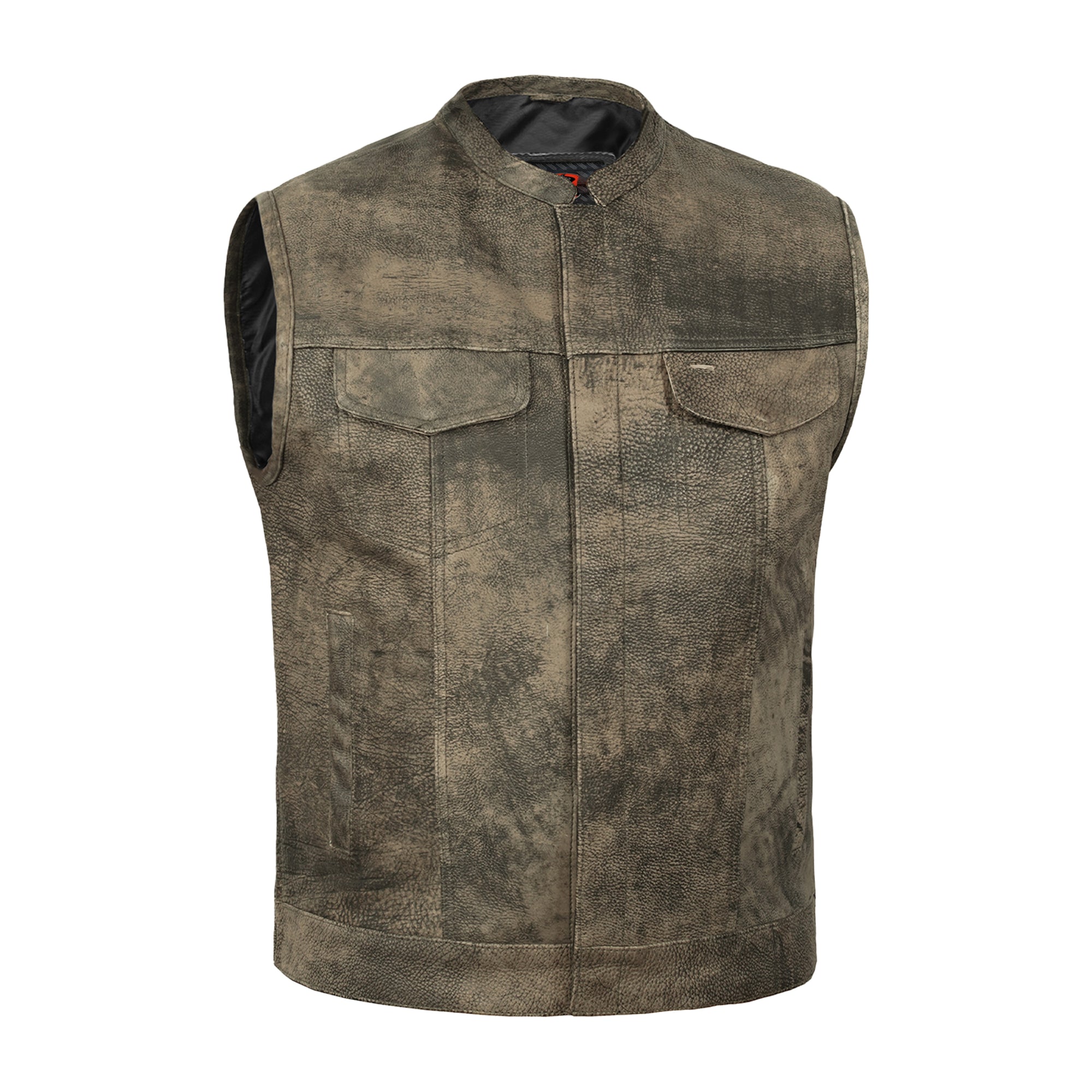 Toretto Men's Motorcycle Leather Vest