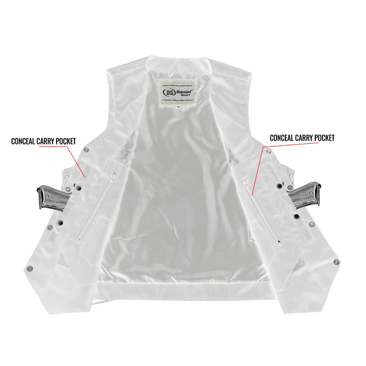 Thrillseeker Men's Textile Motorcycle Vest