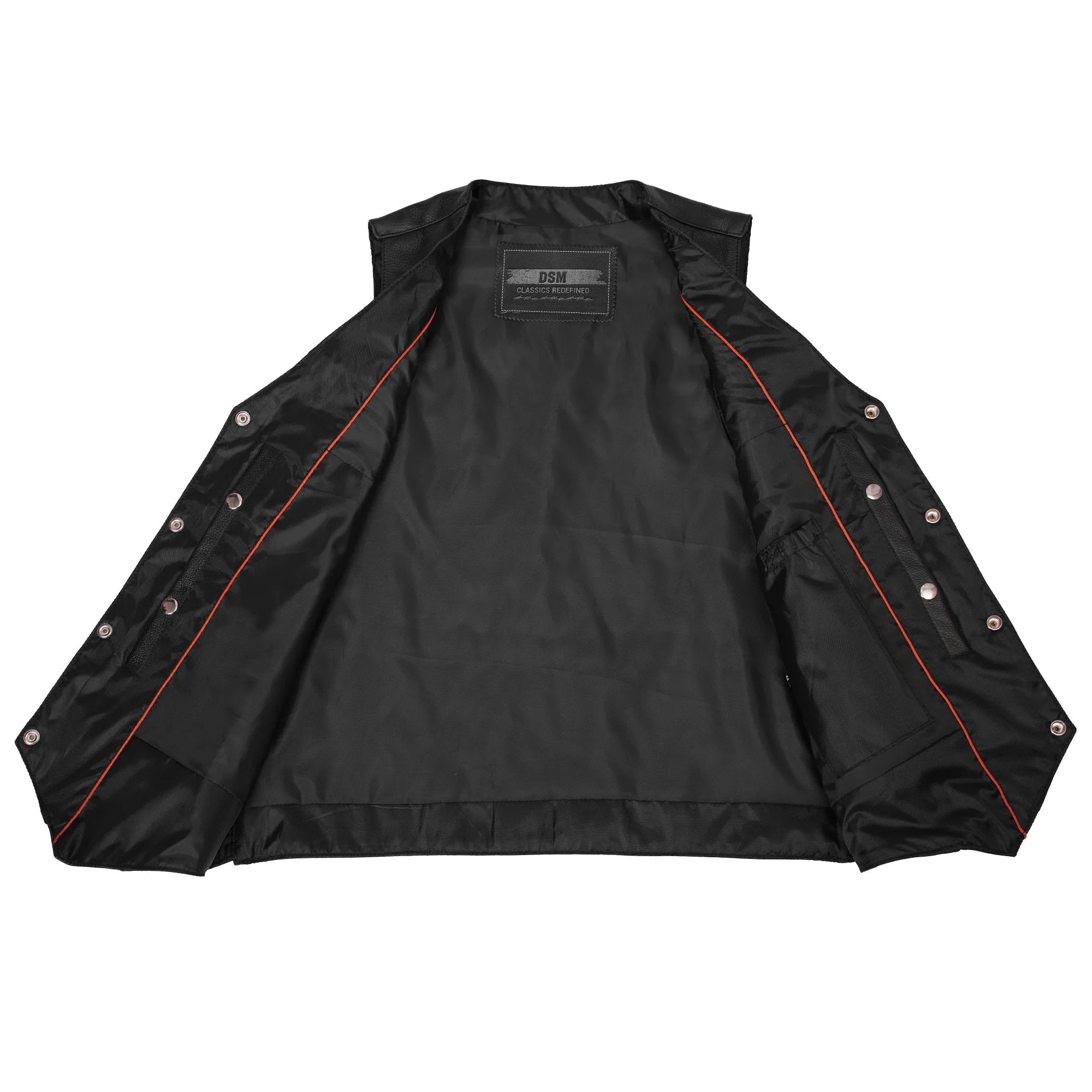 Shadow Men's Motorcycle Leather Vest