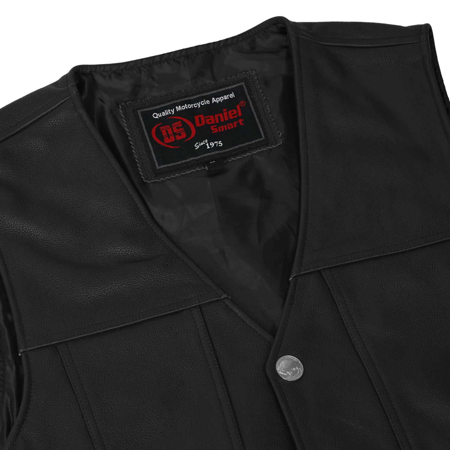 Wyatt Men's Motorcycle Leather Vest