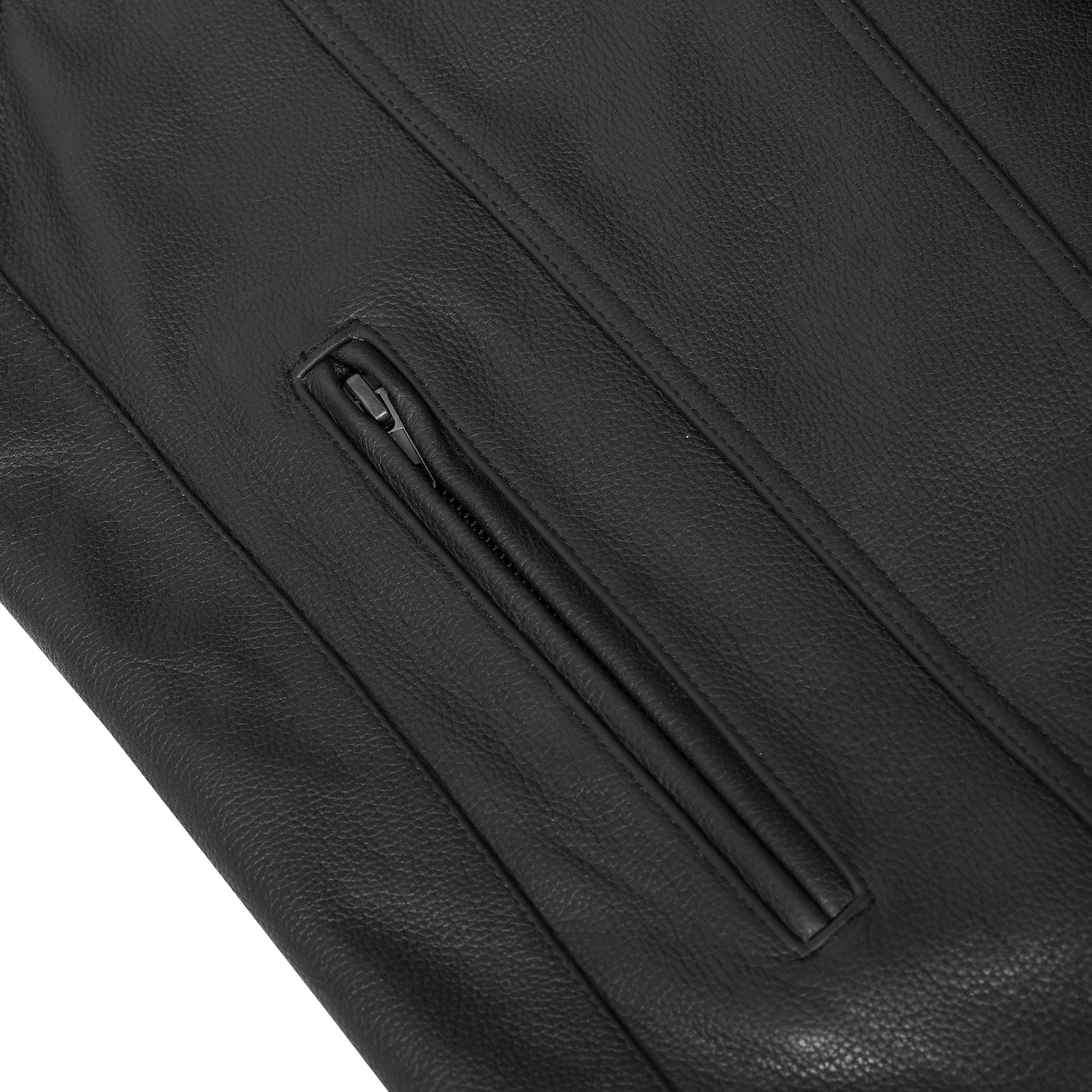 Wyatt Men's Motorcycle Leather Vest