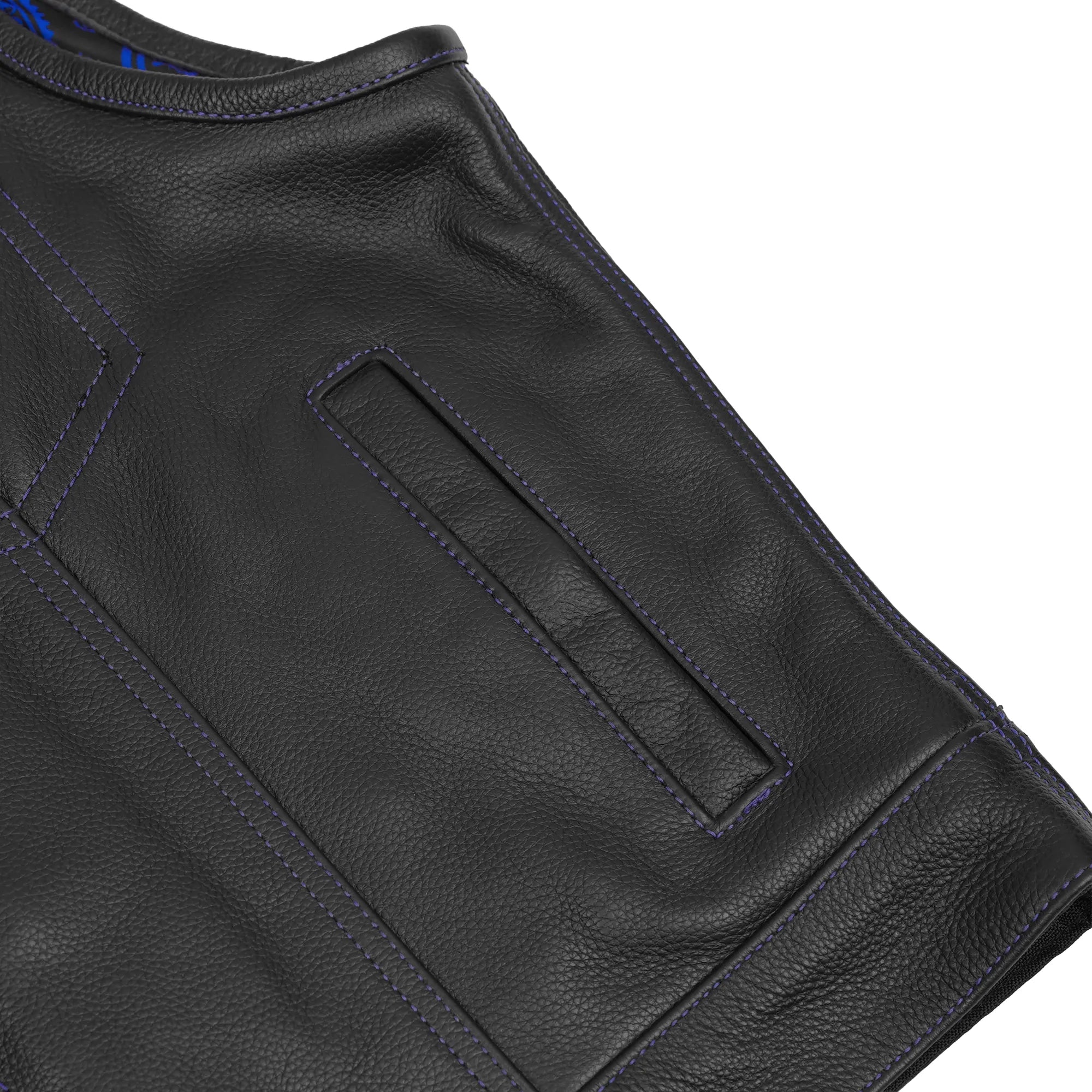 Odin Grim Men's Motorcycle Leather Vest