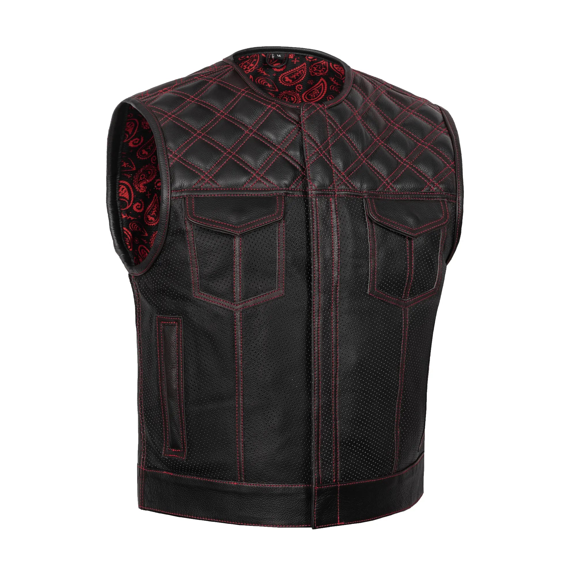 Predator - Men’s Motorcycle Leather Vest